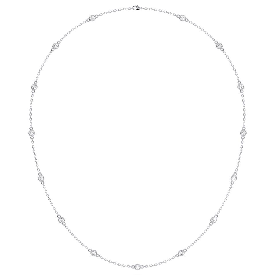 Gareluna Lab Diamond Station Necklace