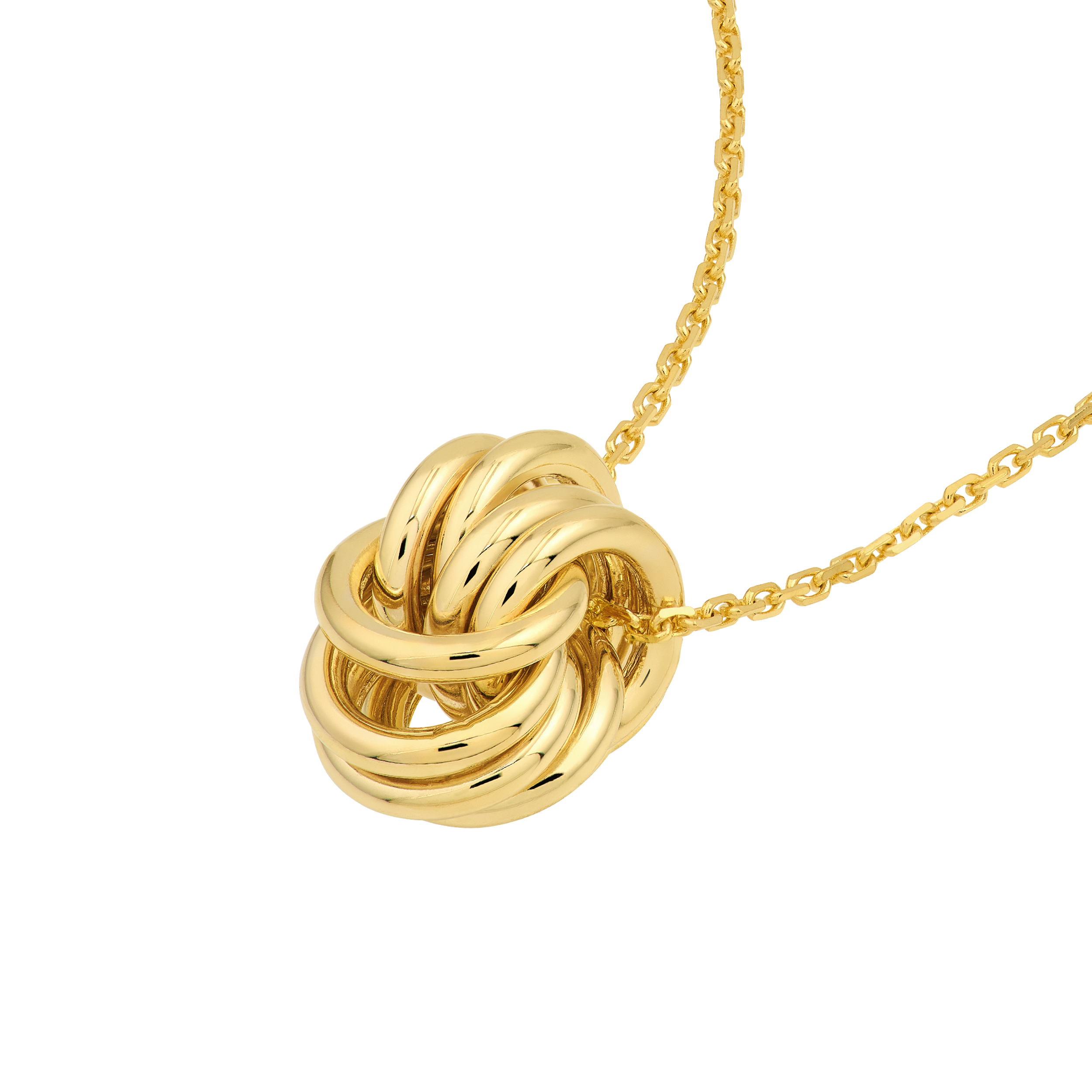 Stacked Gold Ring Necklace