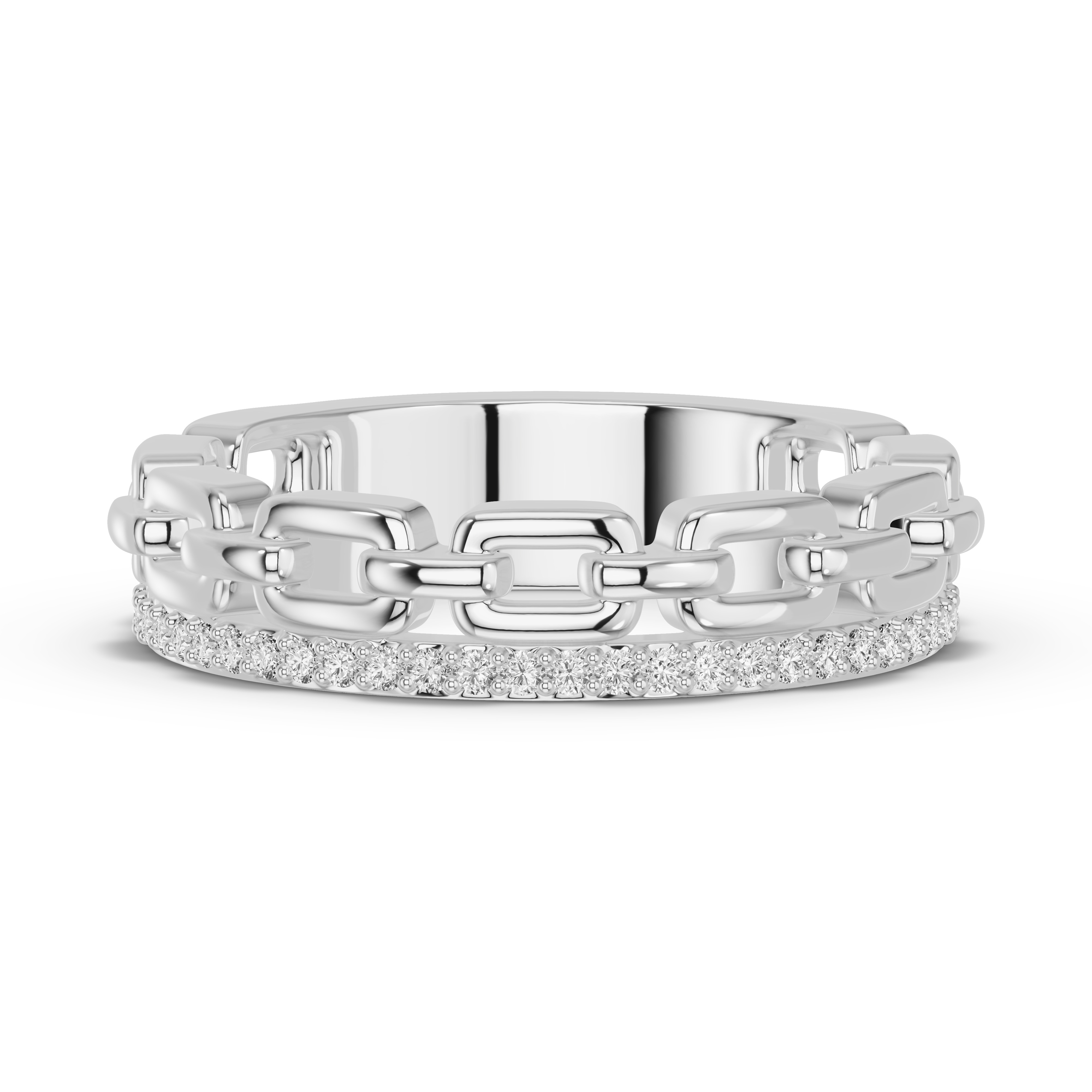 Chain Reaction Pave Band