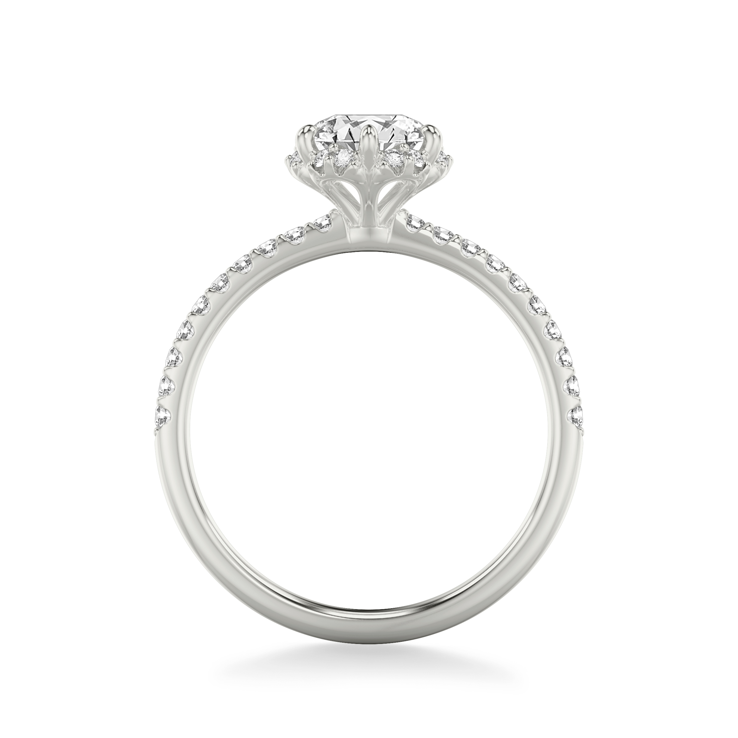Elliott Diamond Halo Engagement Ring
