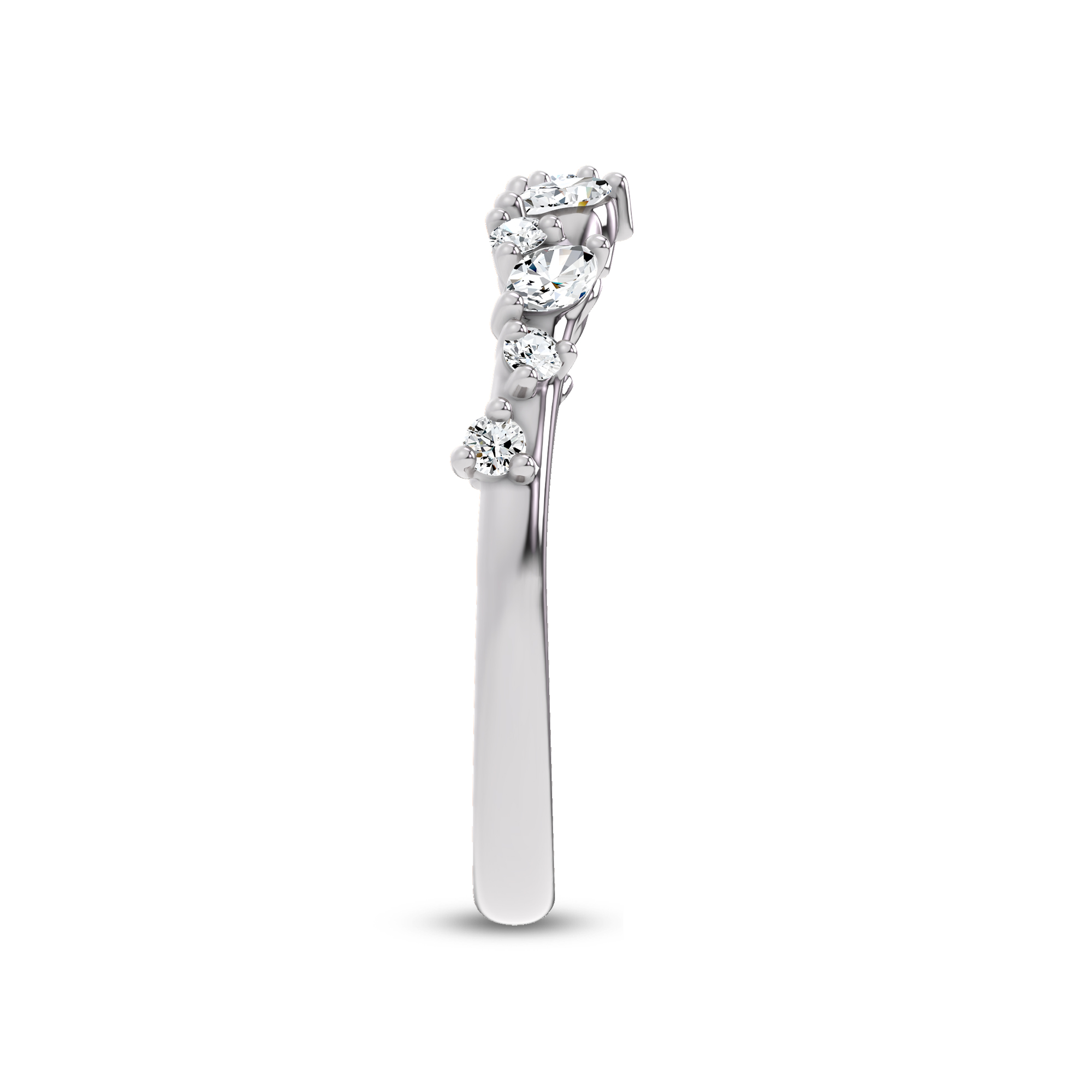 Hayley Scattered Diamond Band