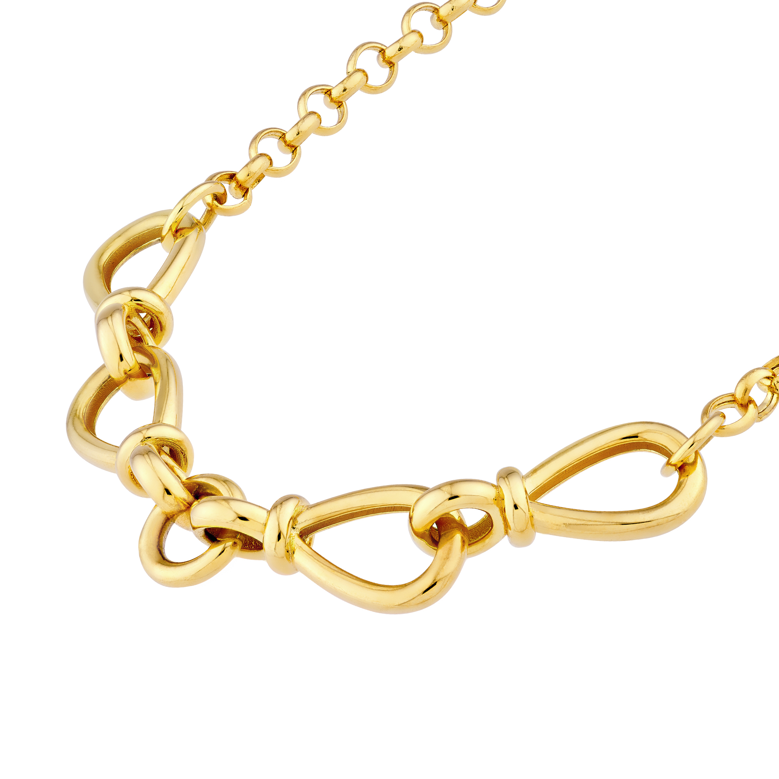 Interlocking Loop Rolo Bracelet