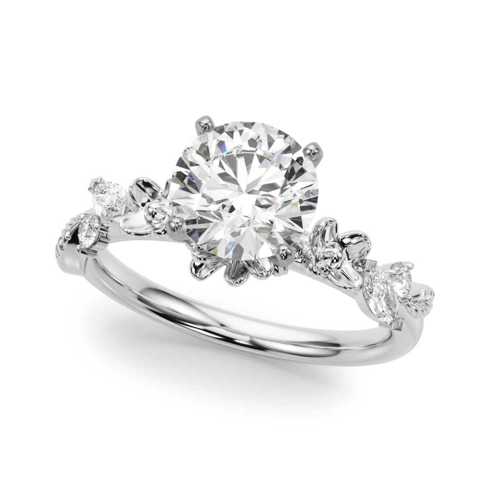 Tulum Floral Engagement Ring