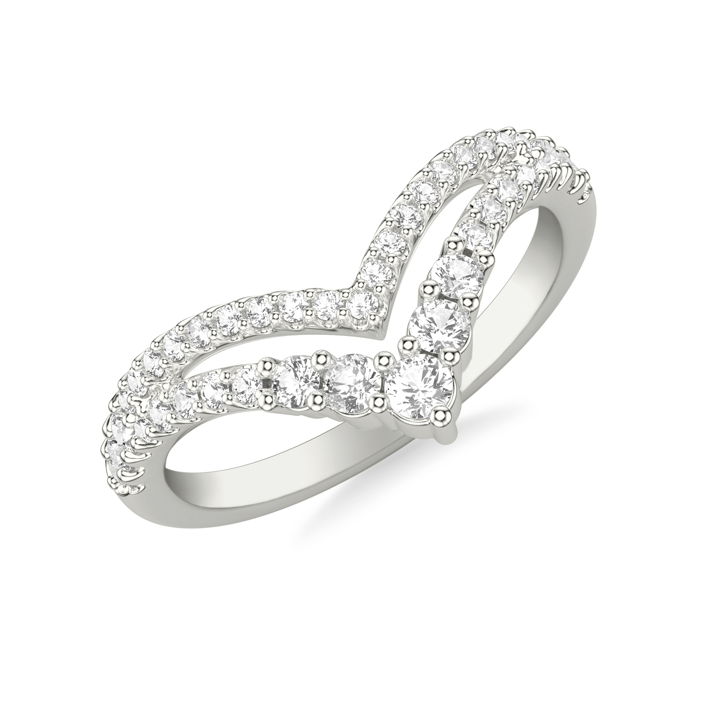 Graduated Diamond Double V-Band