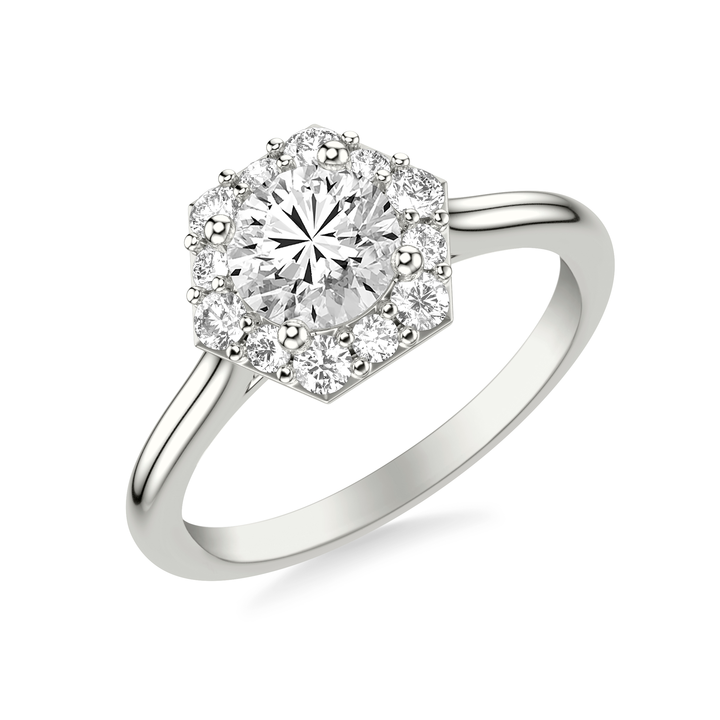 Nala Halo Engagement Ring