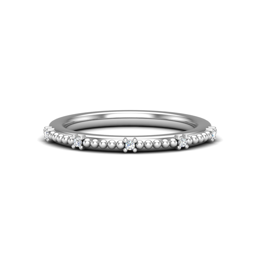 Ruby Bubble Diamond Band