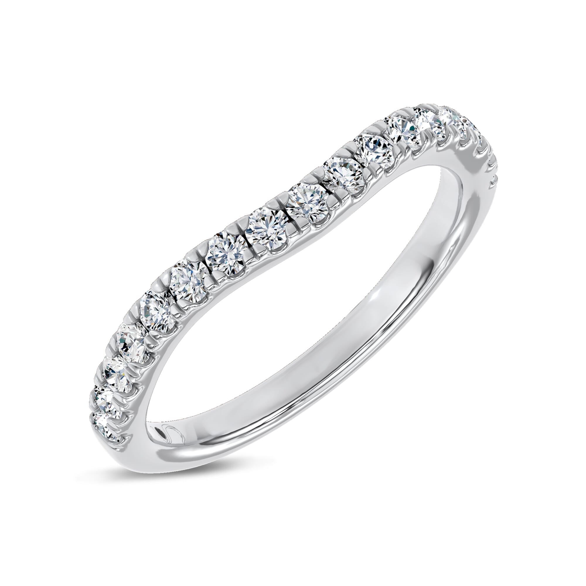 Ondina Contoured Pave Lab Band by Christian Siriano