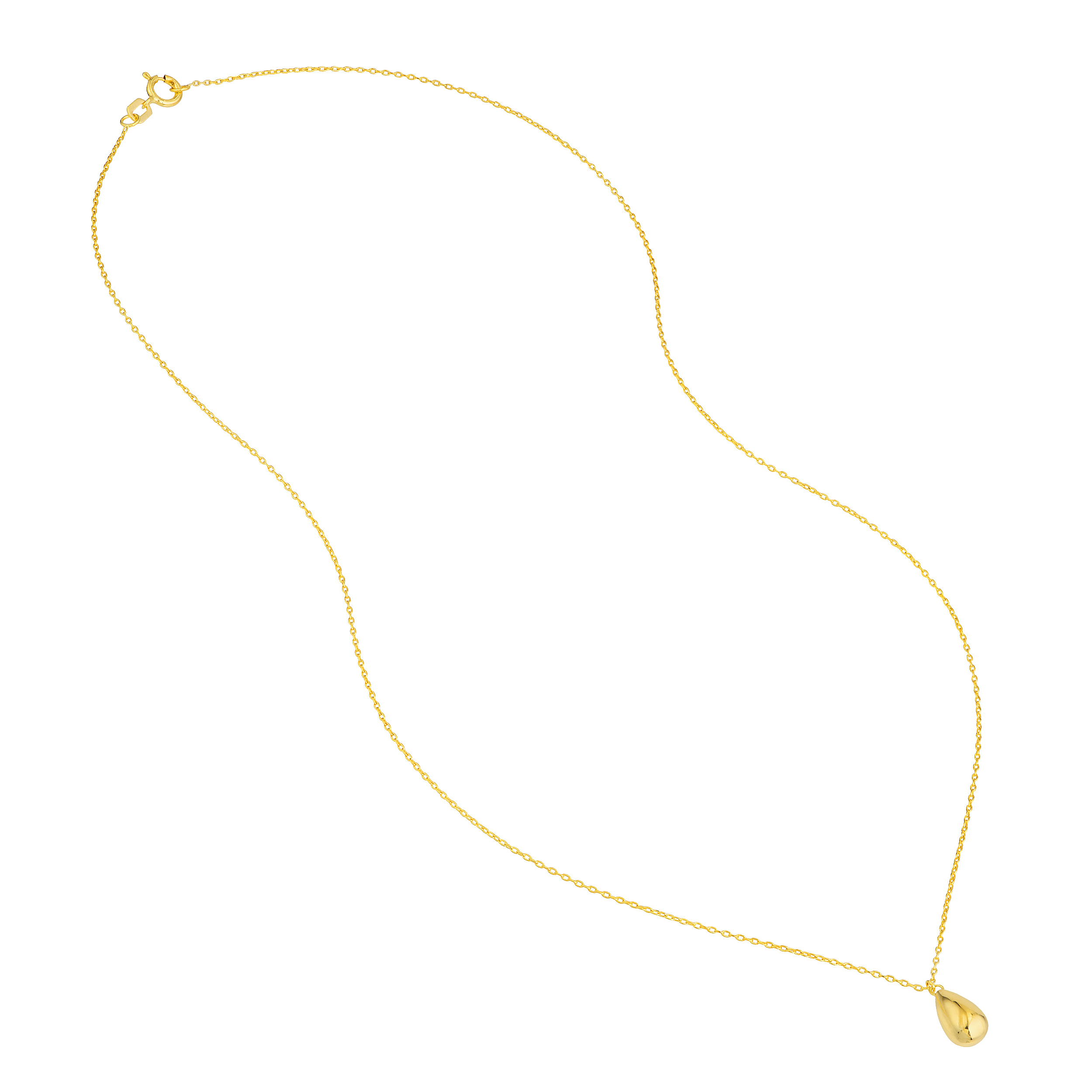 Teardrop Gold Necklace