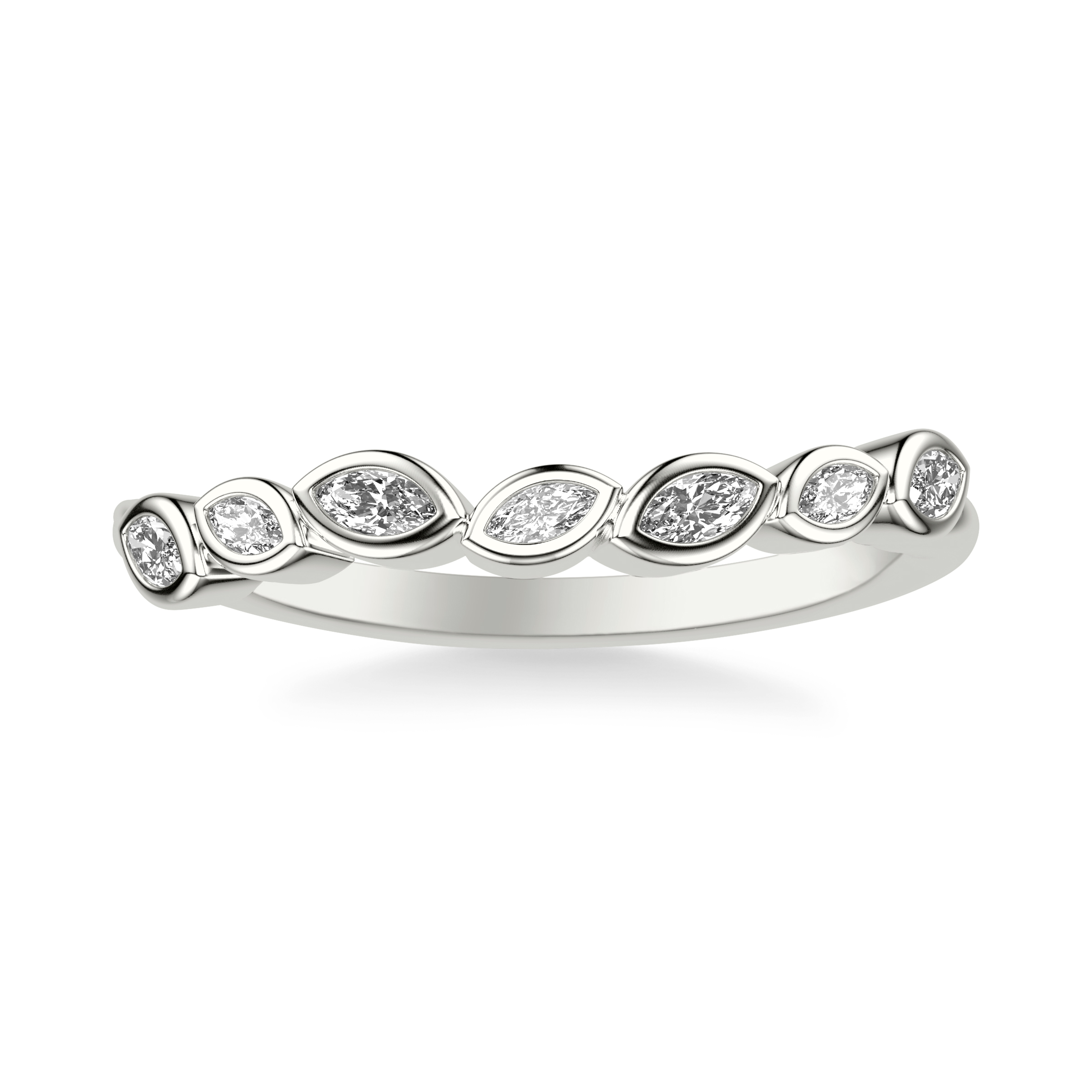 Marisa Angled Marquise Bezel Band
