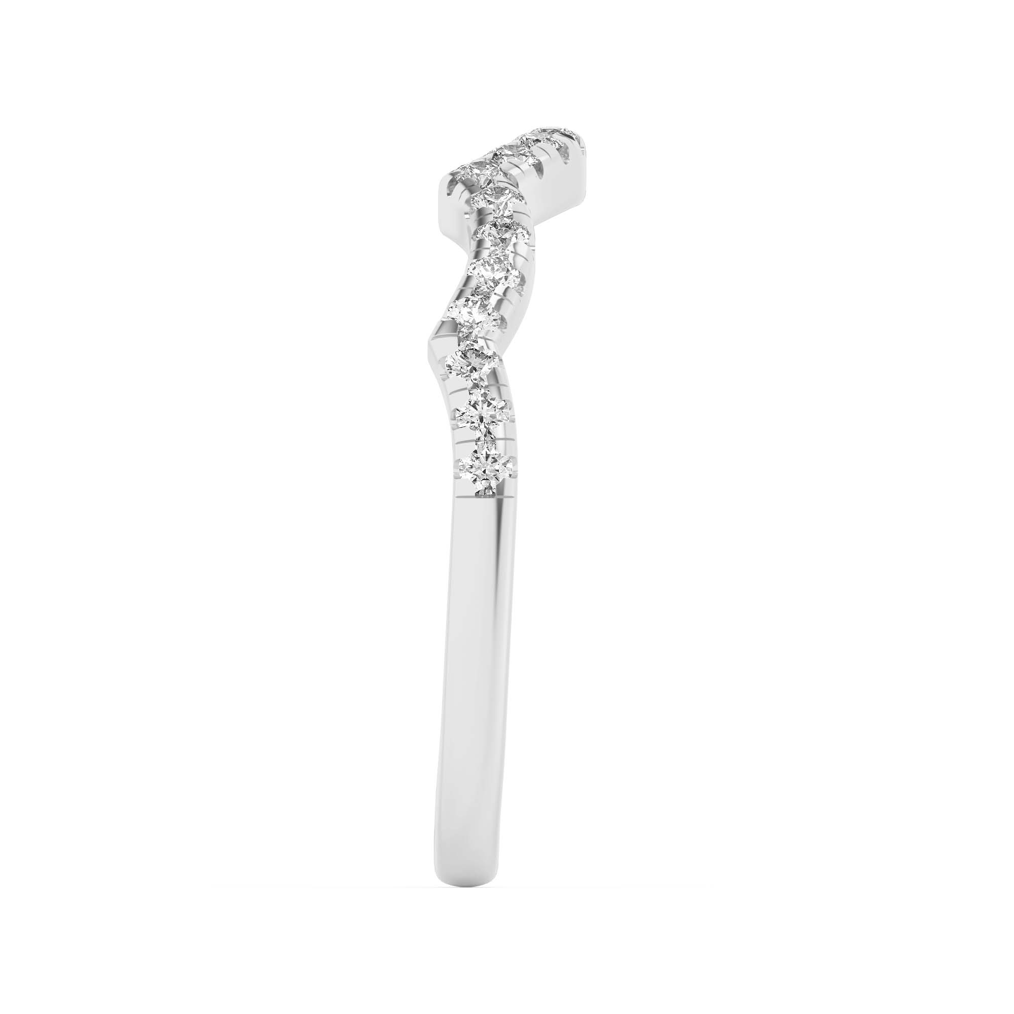 Gina Curved Pave Band