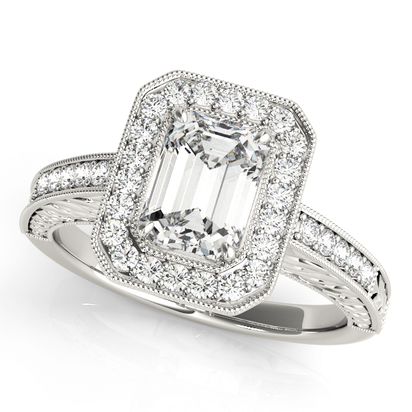 Viola Halo Engagement Ring