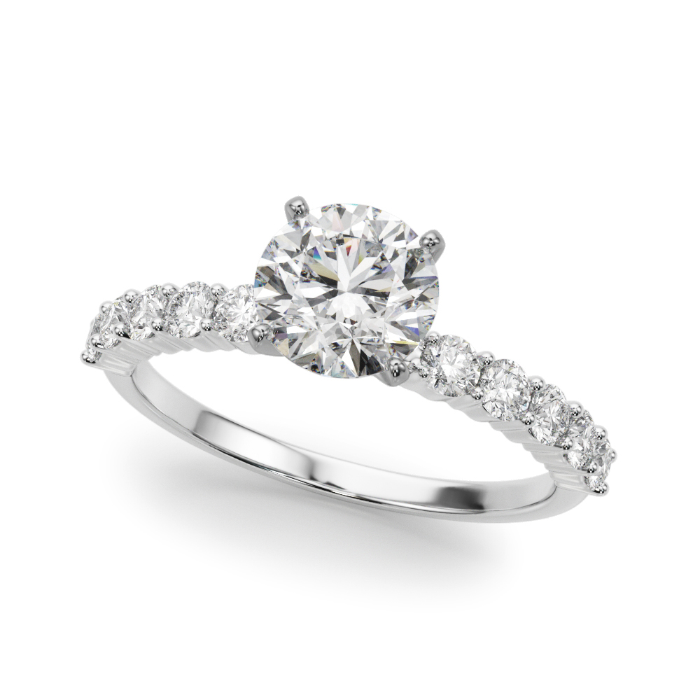 Heires Shared Prong Diamond Engagement Ring