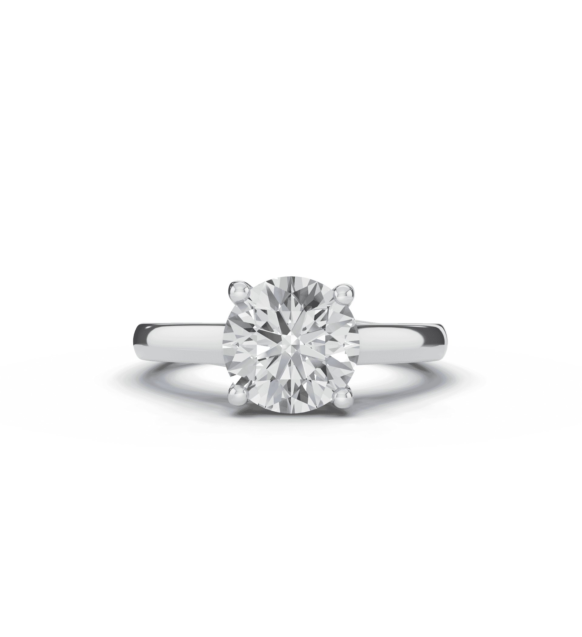 Forma Euroshank Solitaire Engagement Ring
