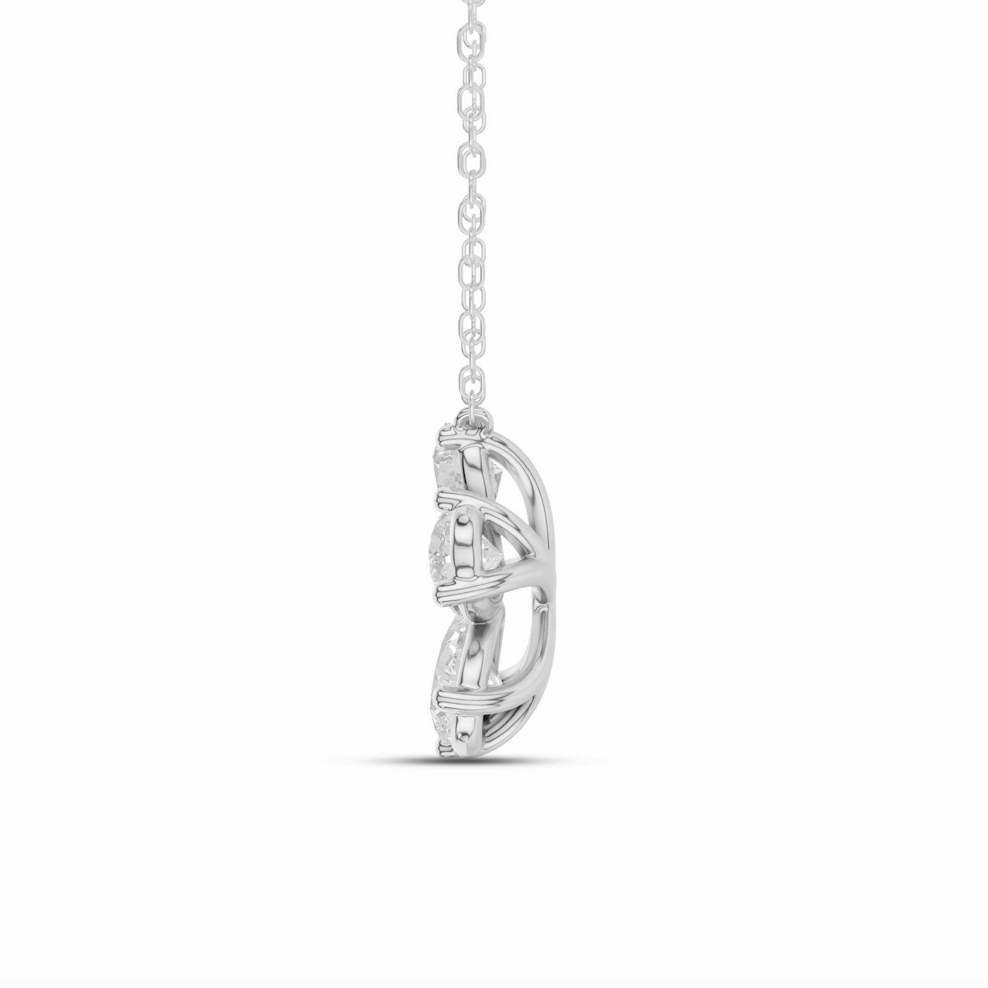 Pear Bloom Lab Diamond Pendant (1.65 ct. tw.)