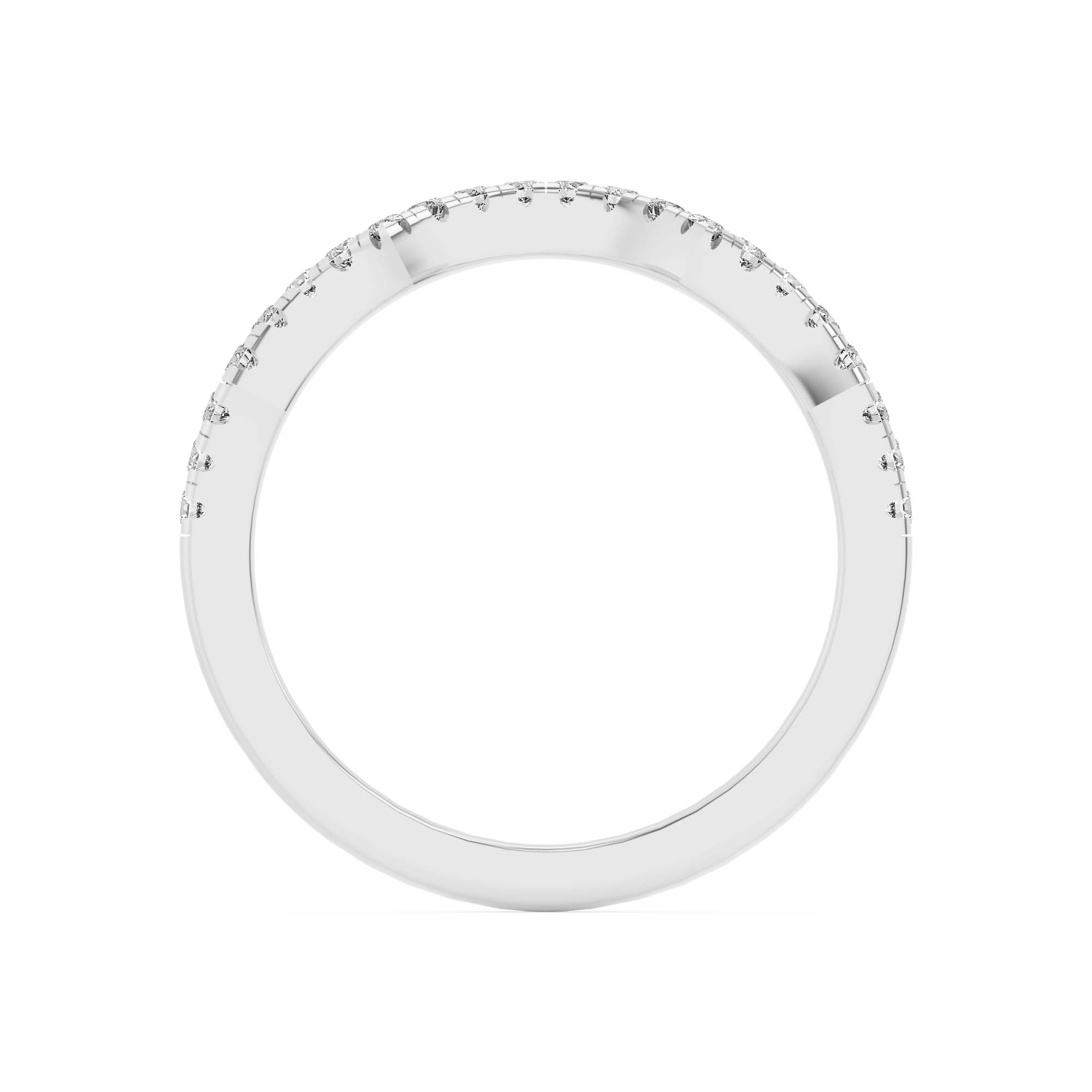 Gina Curved Pave Band