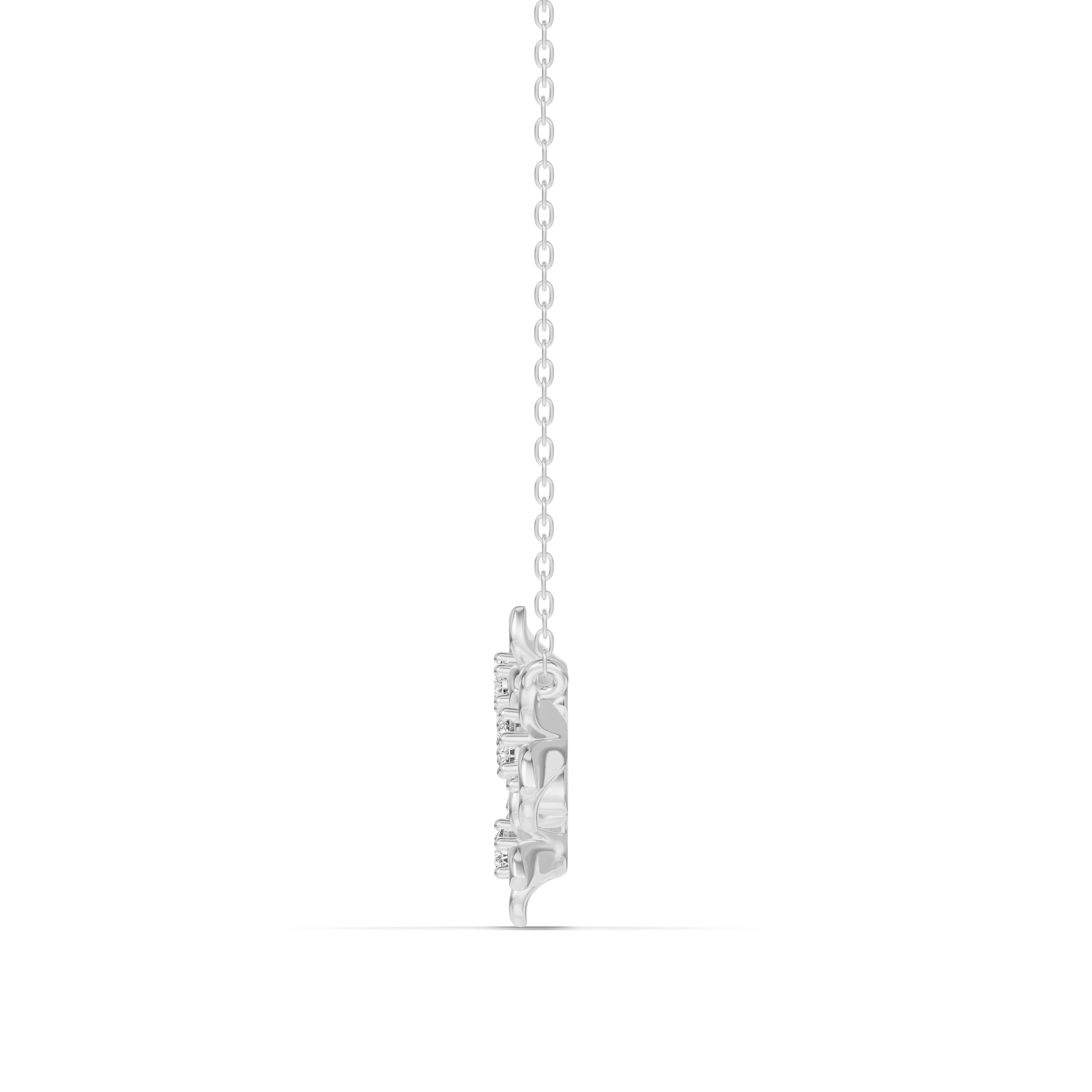 Blossom Diamond Floral Necklace