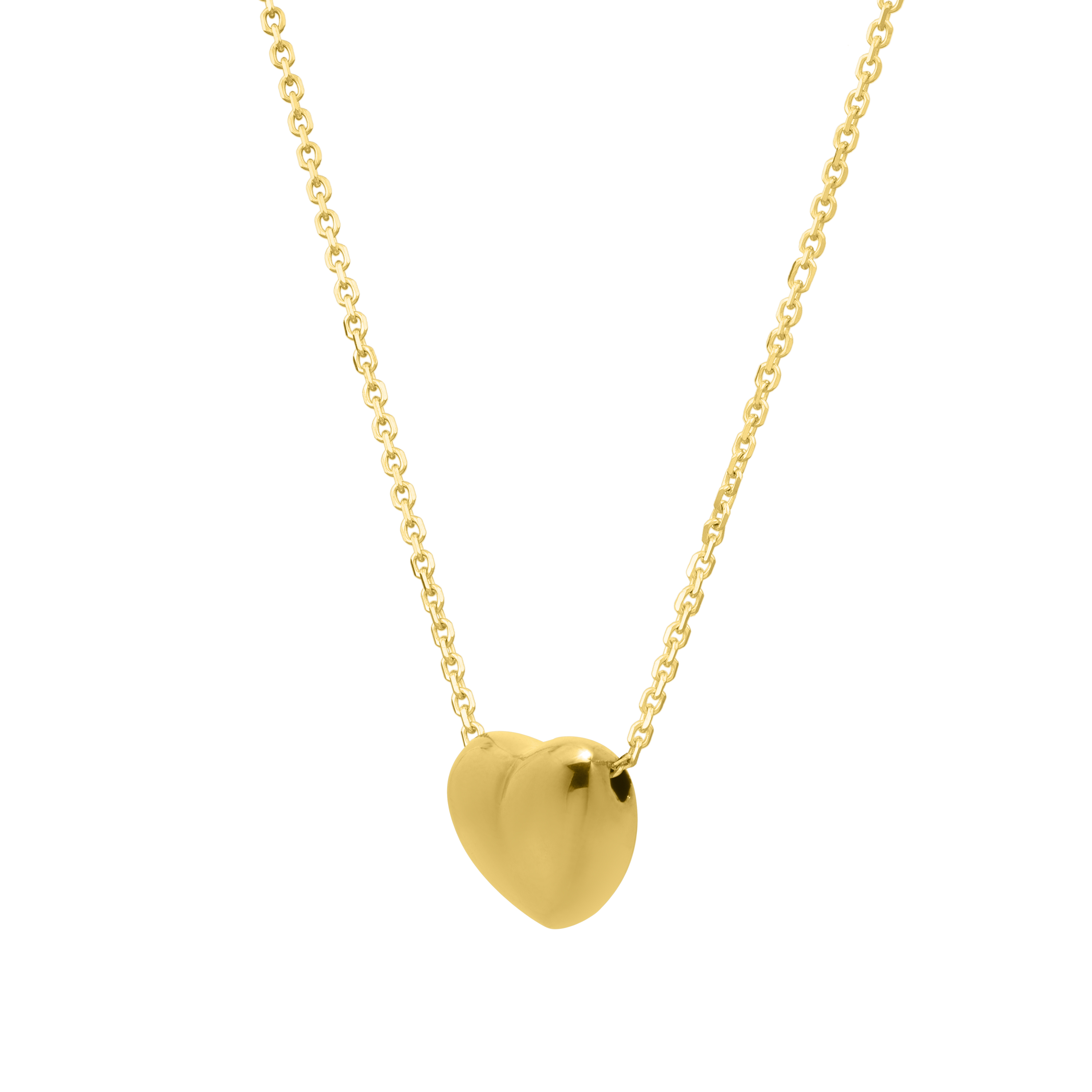 Mini Puff Heart Necklace