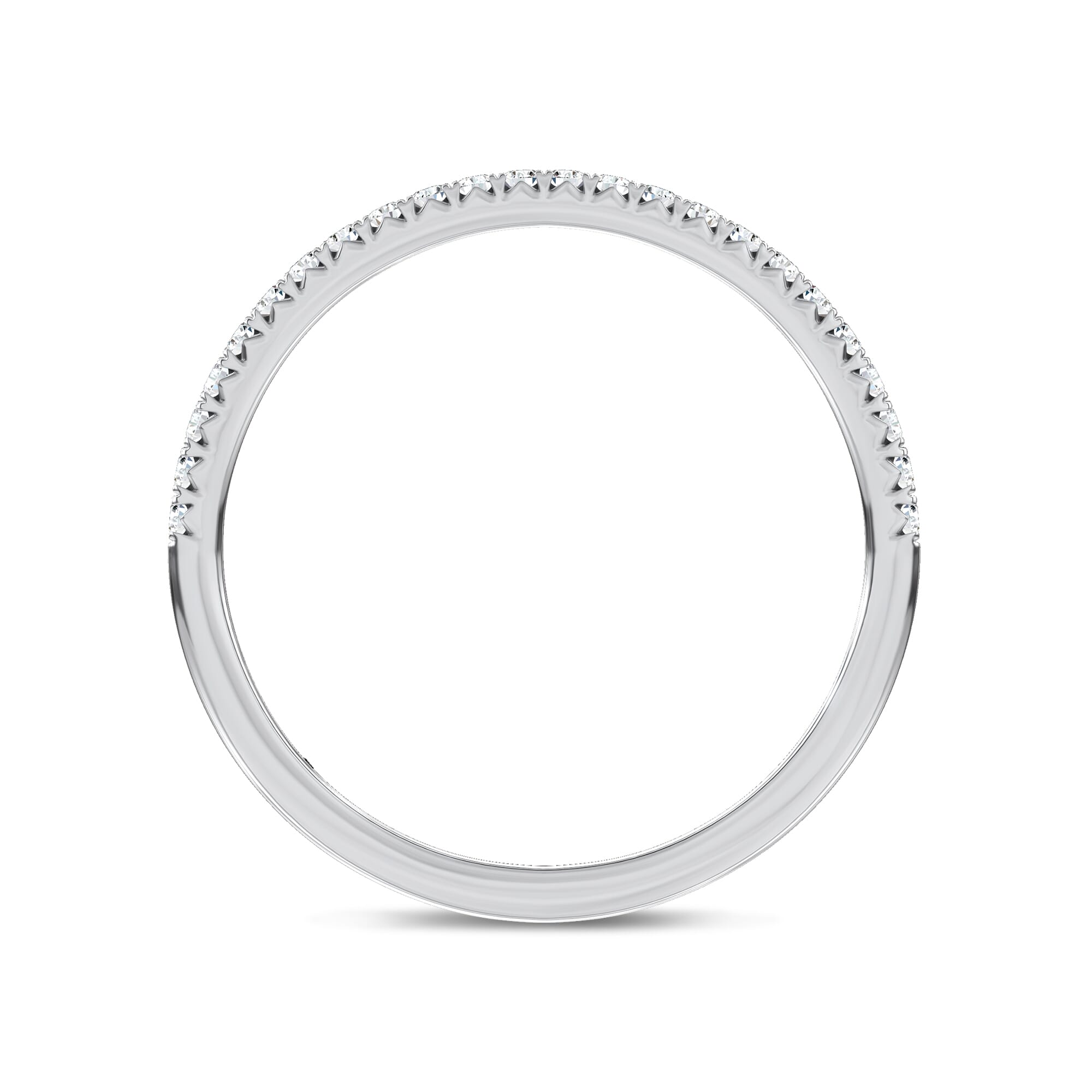 Unione Pave Contoured Band by Christian Siriano