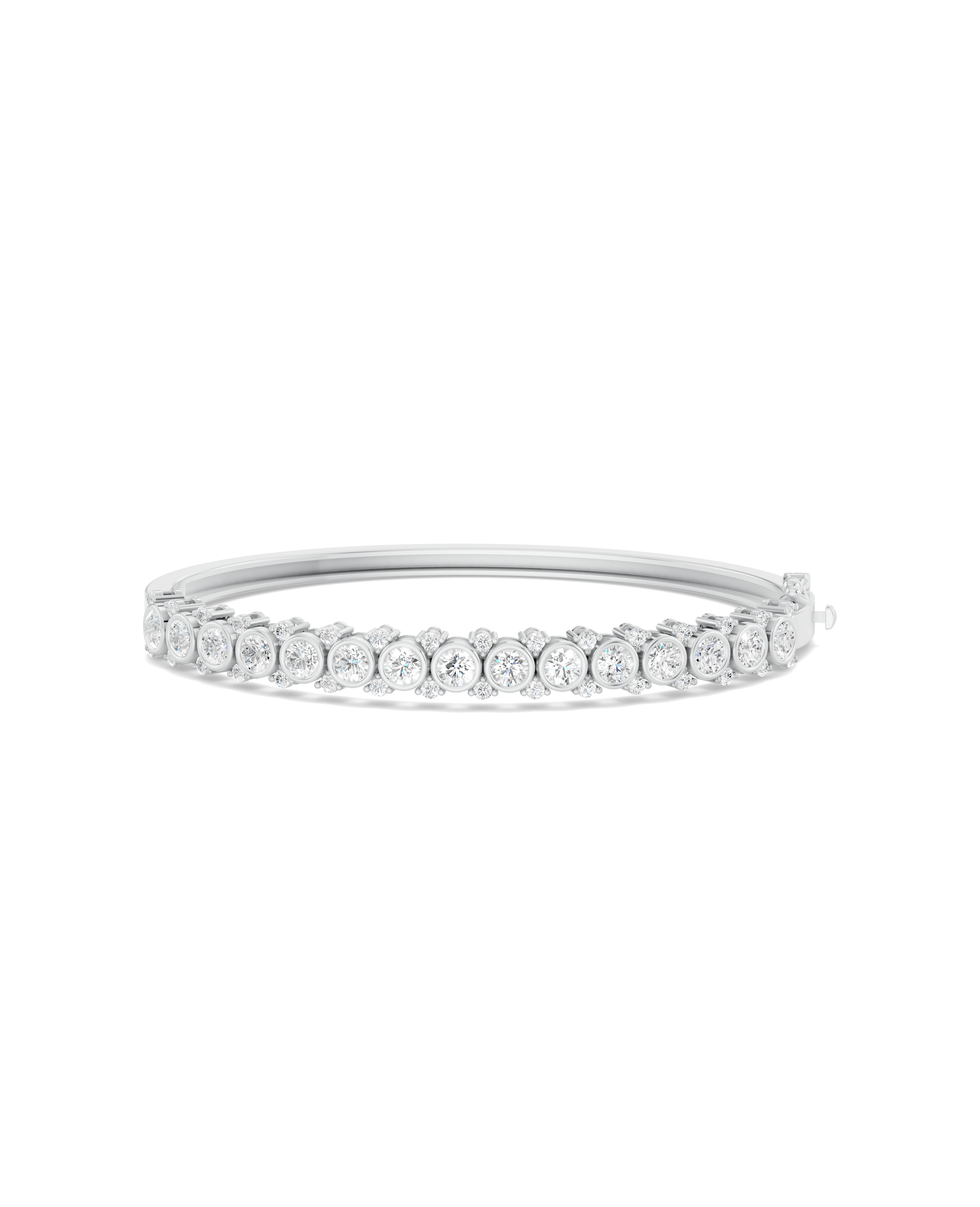 Bezel Line Diamond Bangle (3.50 ct. t.w.)