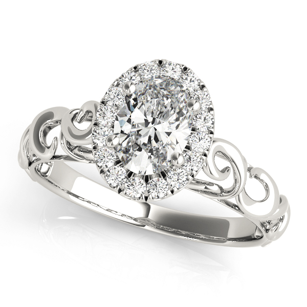 Rya Halo Engagement Ring