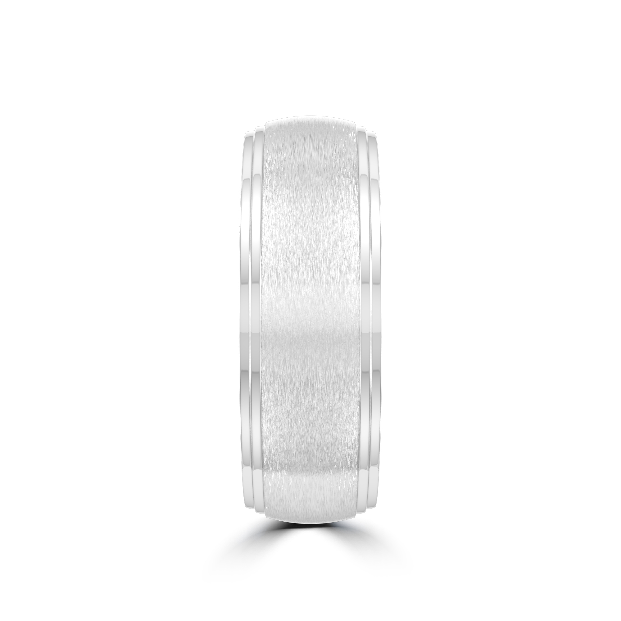 Matte Double Step Edge Comfort Fit Band (6mm)