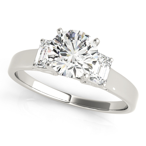 Jana Three Stone Engagement Ring