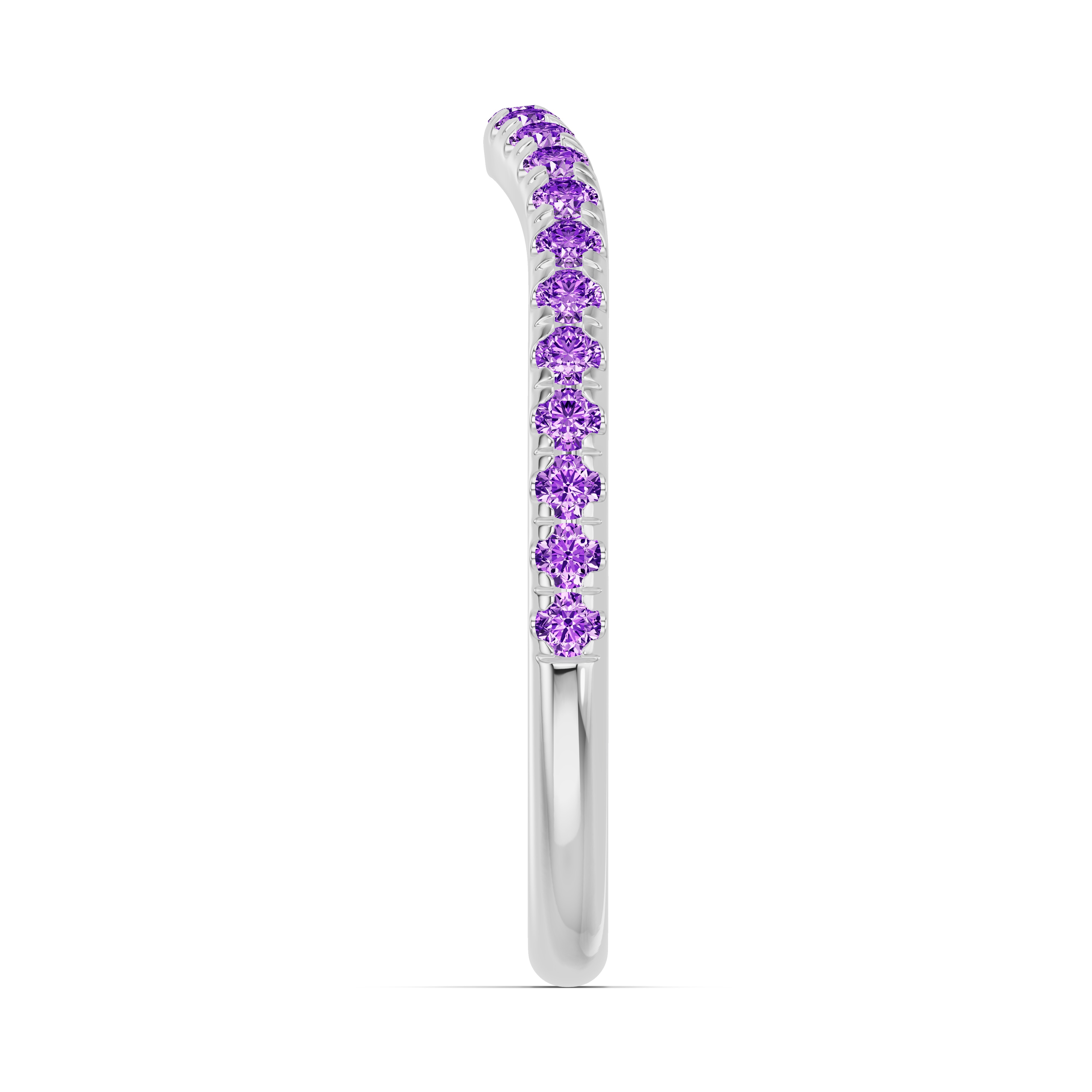 Spectra Amethyst Contoured Band