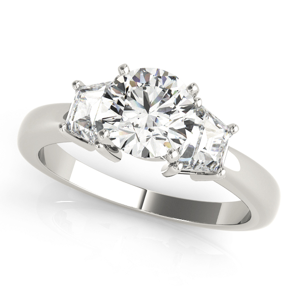 Dione Three Stone Engagement Ring