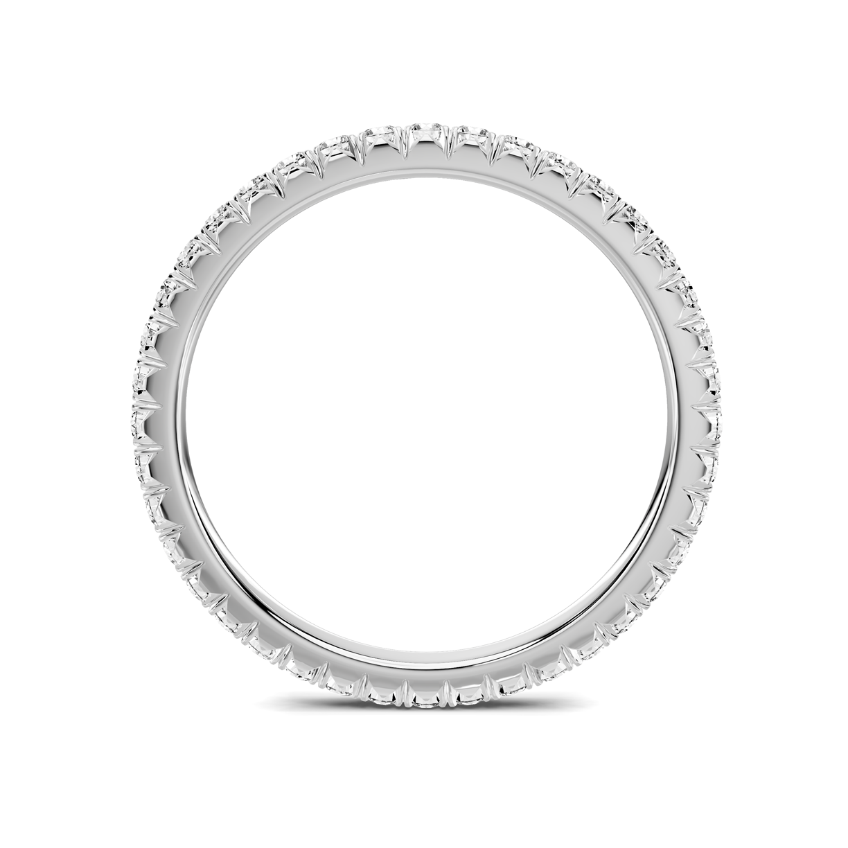 Lumina French Pave Eternity Band