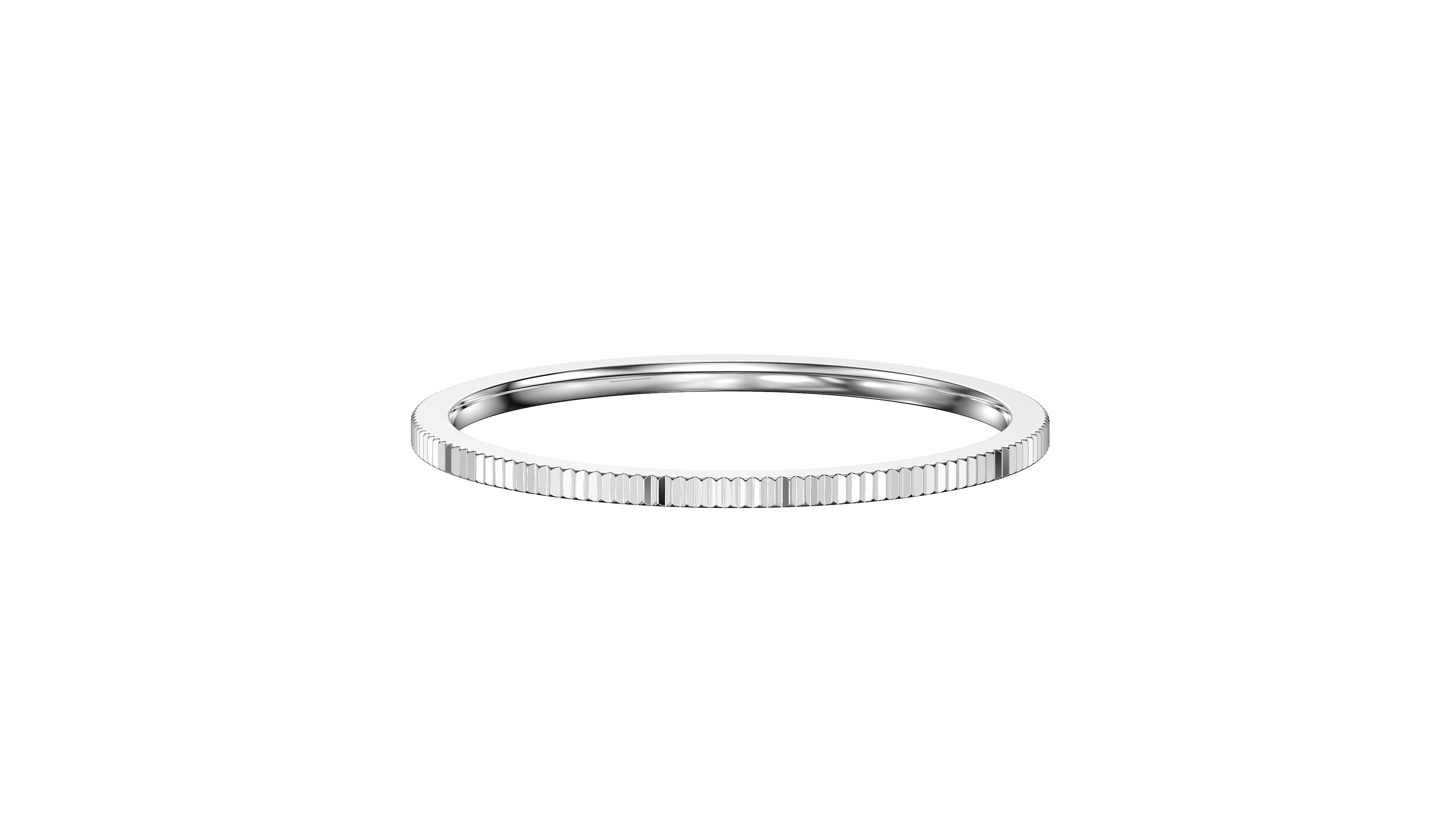 Fluted Stackable Band (1mm)