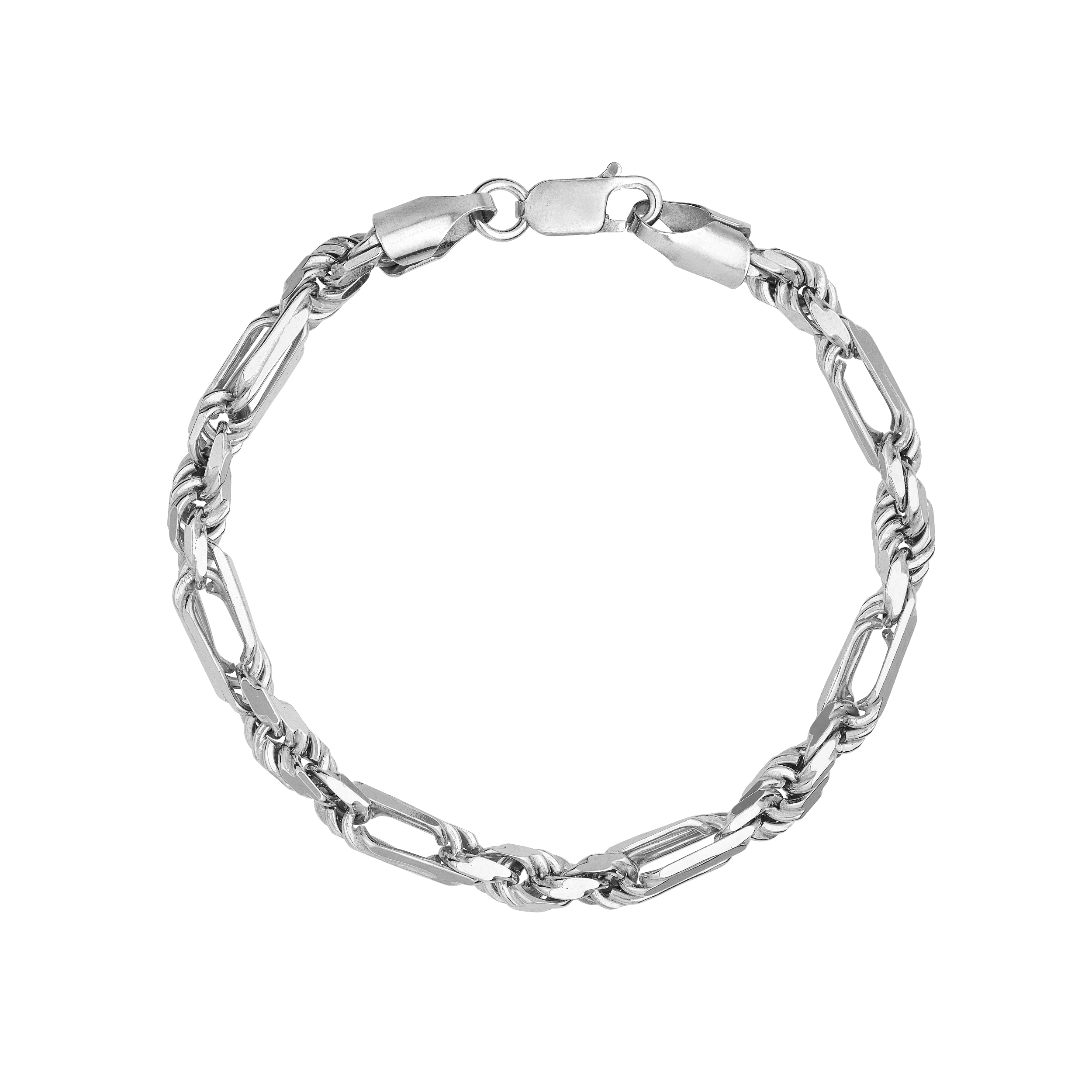 Twisted Figaro Bracelet (7.25")