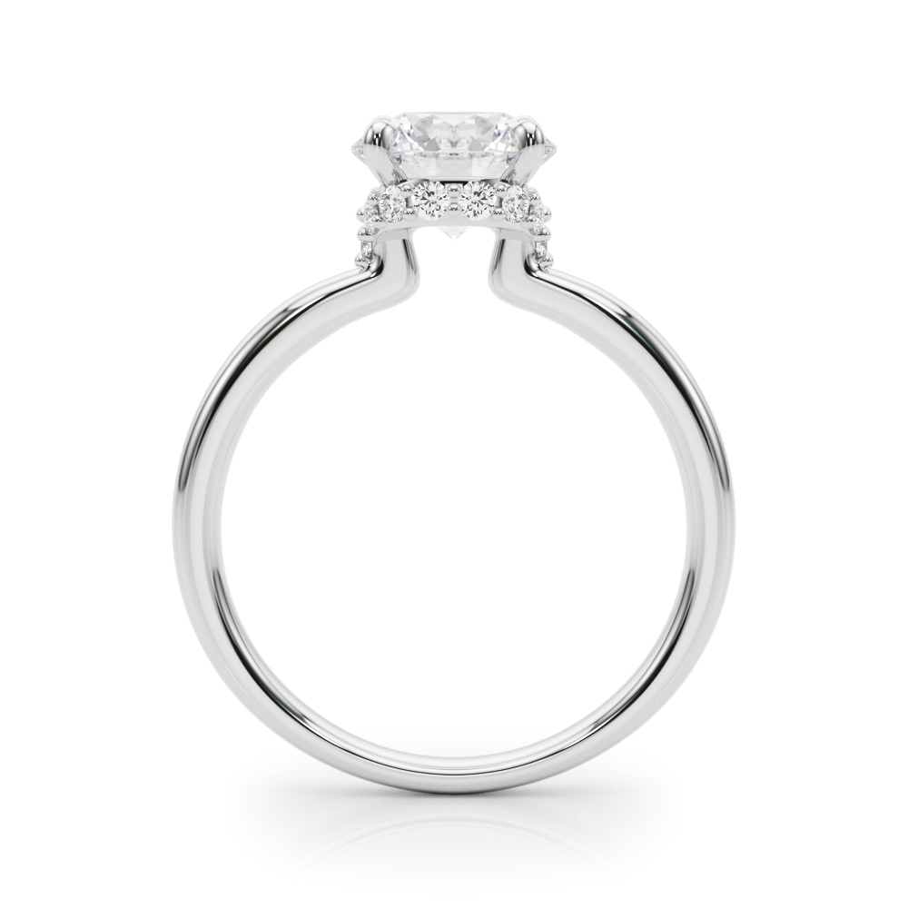 Amelie Hidden Halo Engagement Ring