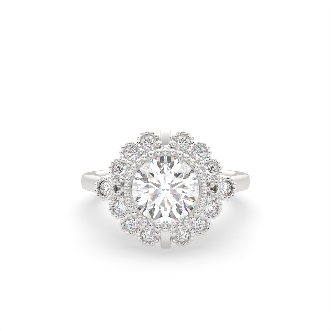 Briella Halo Engagement Ring