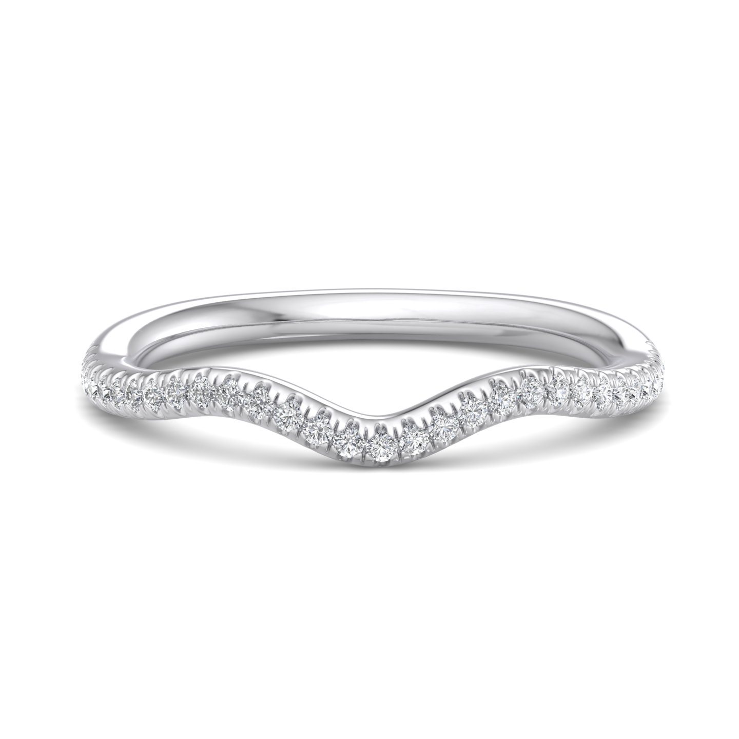Kaliyah Curved Pave Band