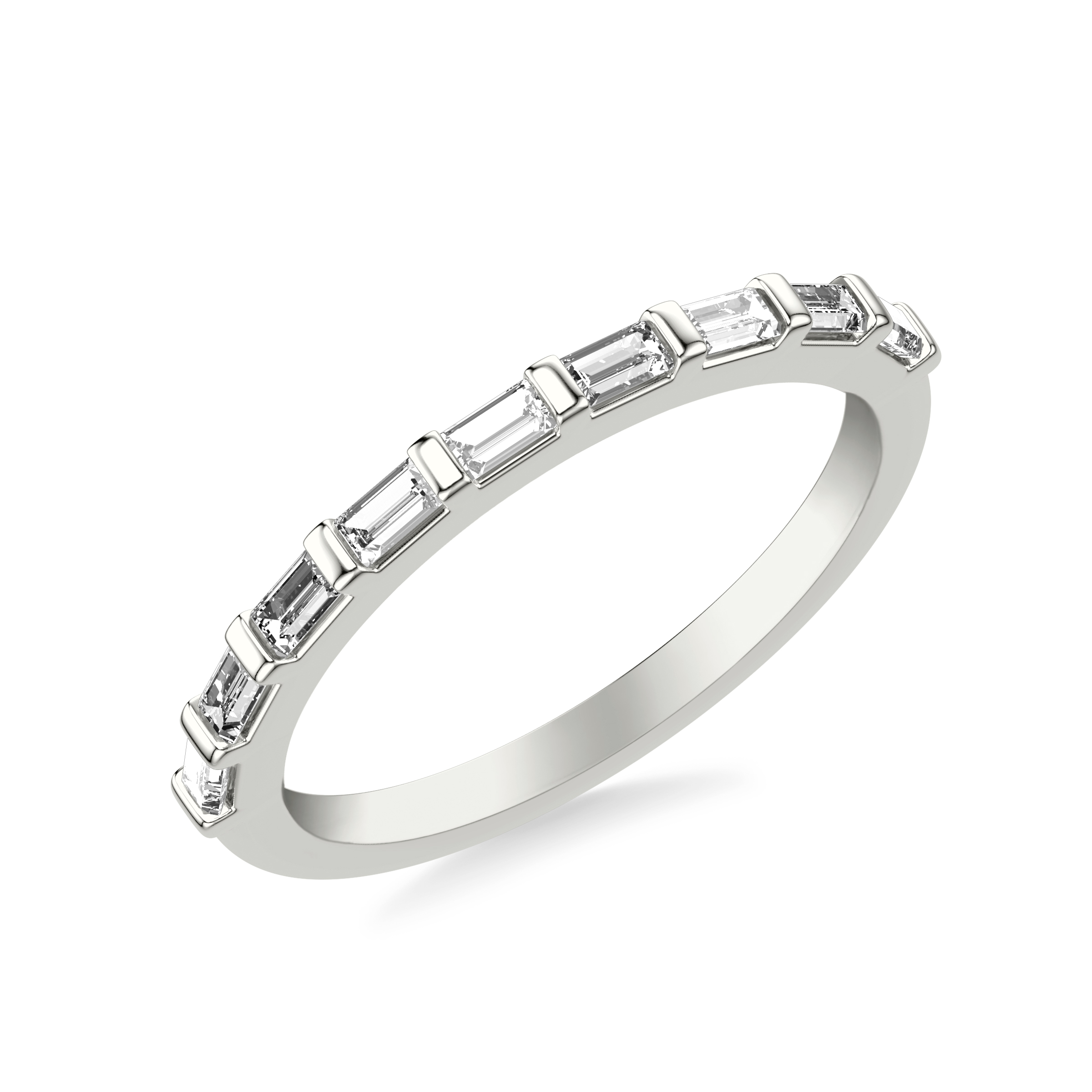 Estrella Baguette Diamond Accent Band
