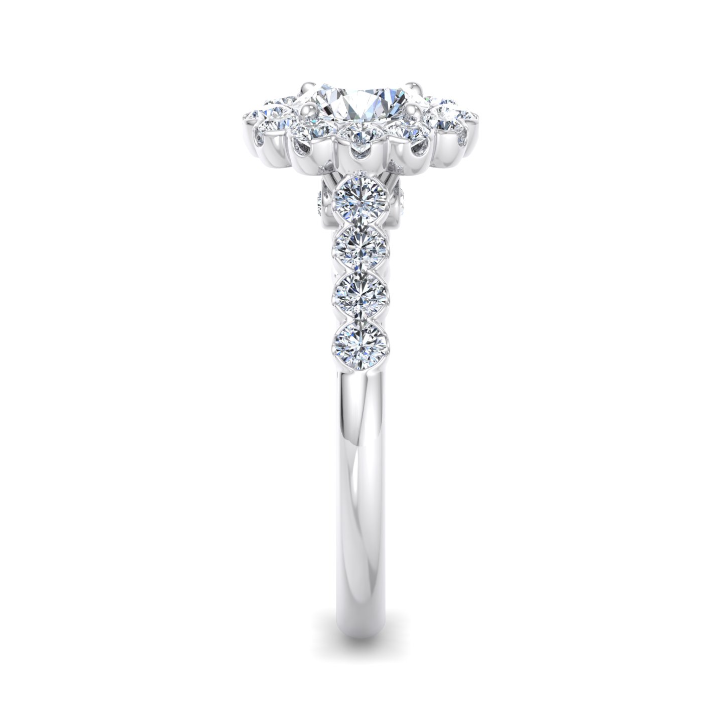 Juliet Halo Engagement Ring