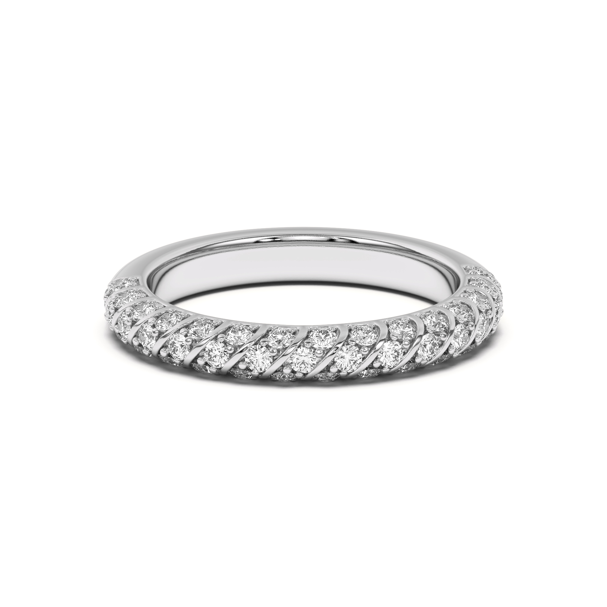 Madeline Pave Trio Striped Band