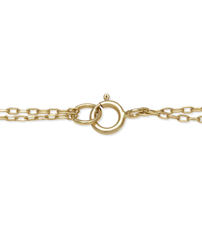 Double Row Freshwater Pearl Station Necklace (5-9mm)