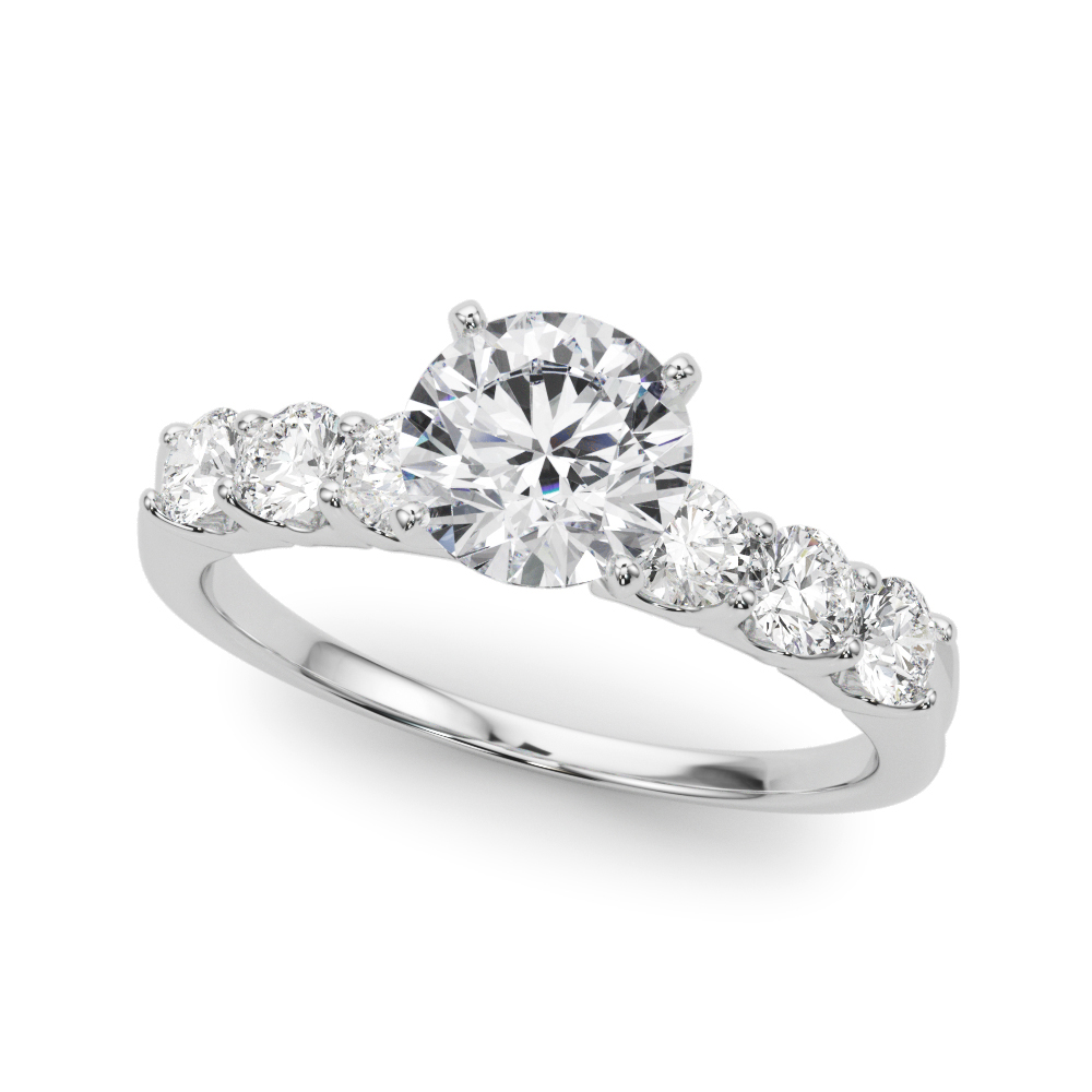 Jax Shared Prong Engagement Ring
