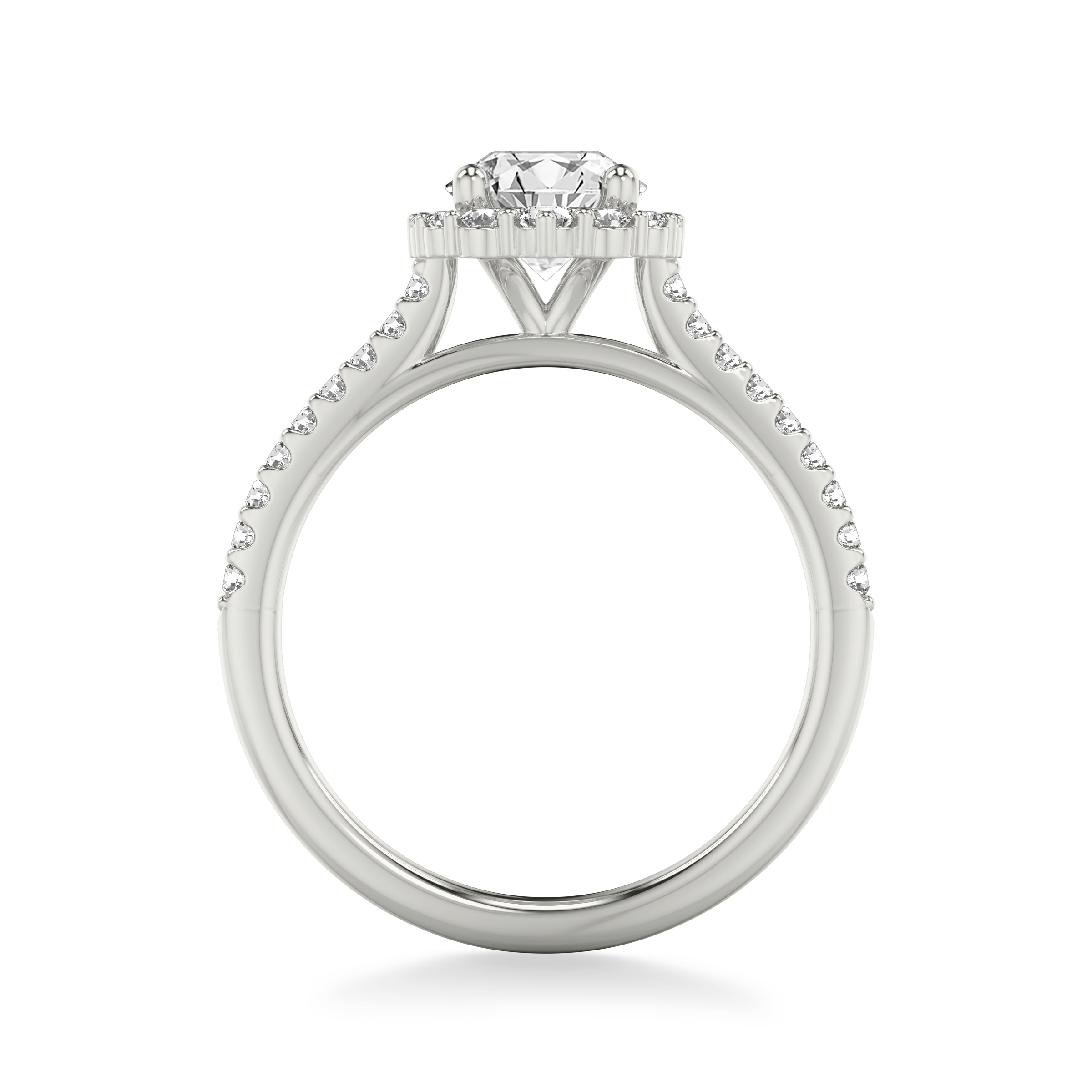 Taylor Modern Halo Engagement Ring