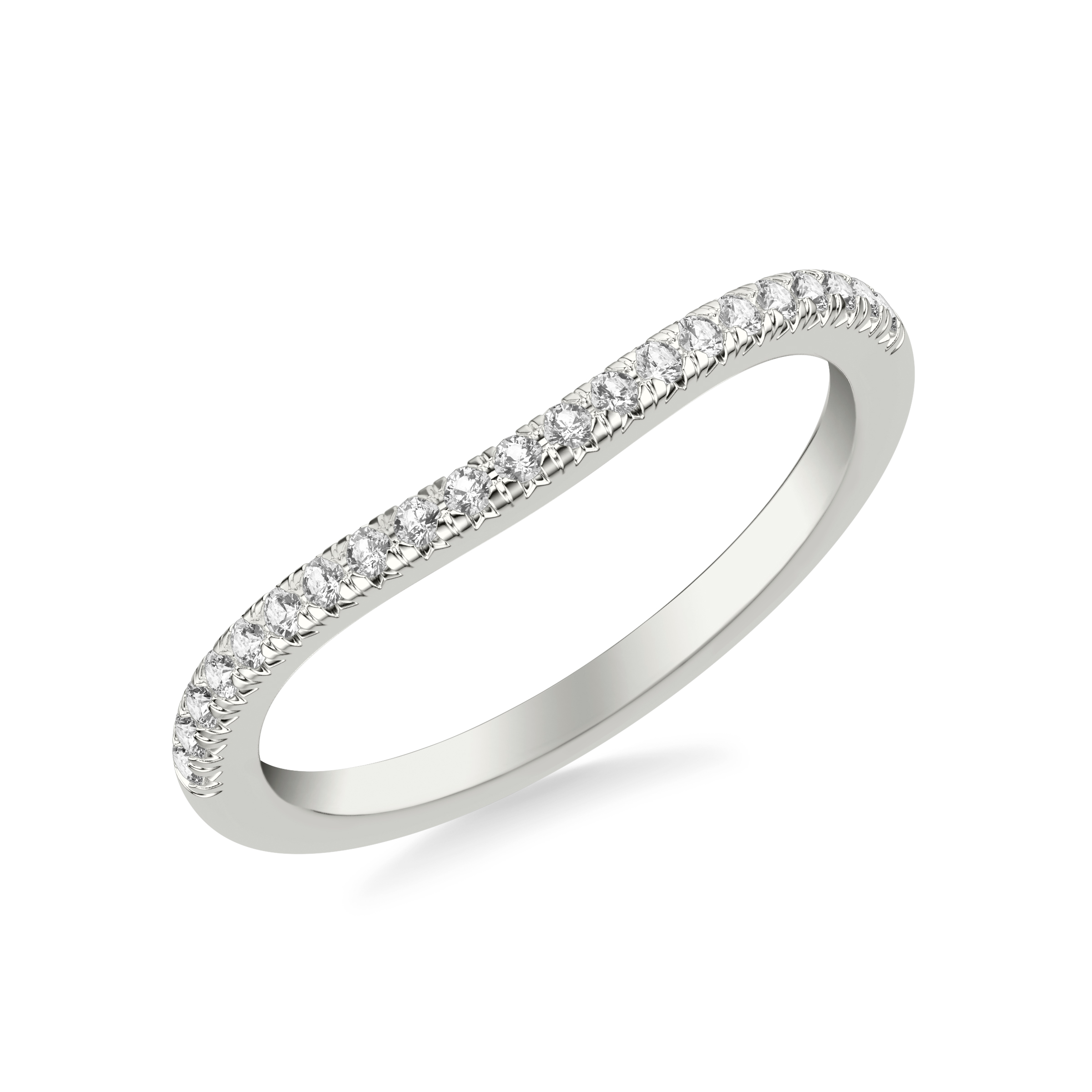 Siobhan Curved Pave Band
