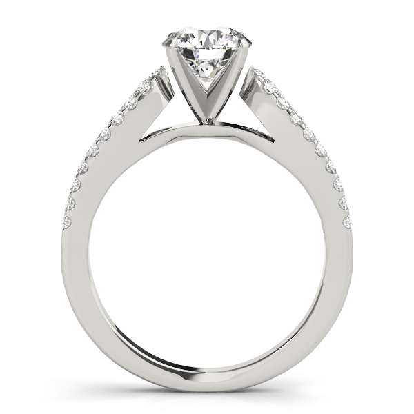 Josette Two Row Pave Engagement Ring