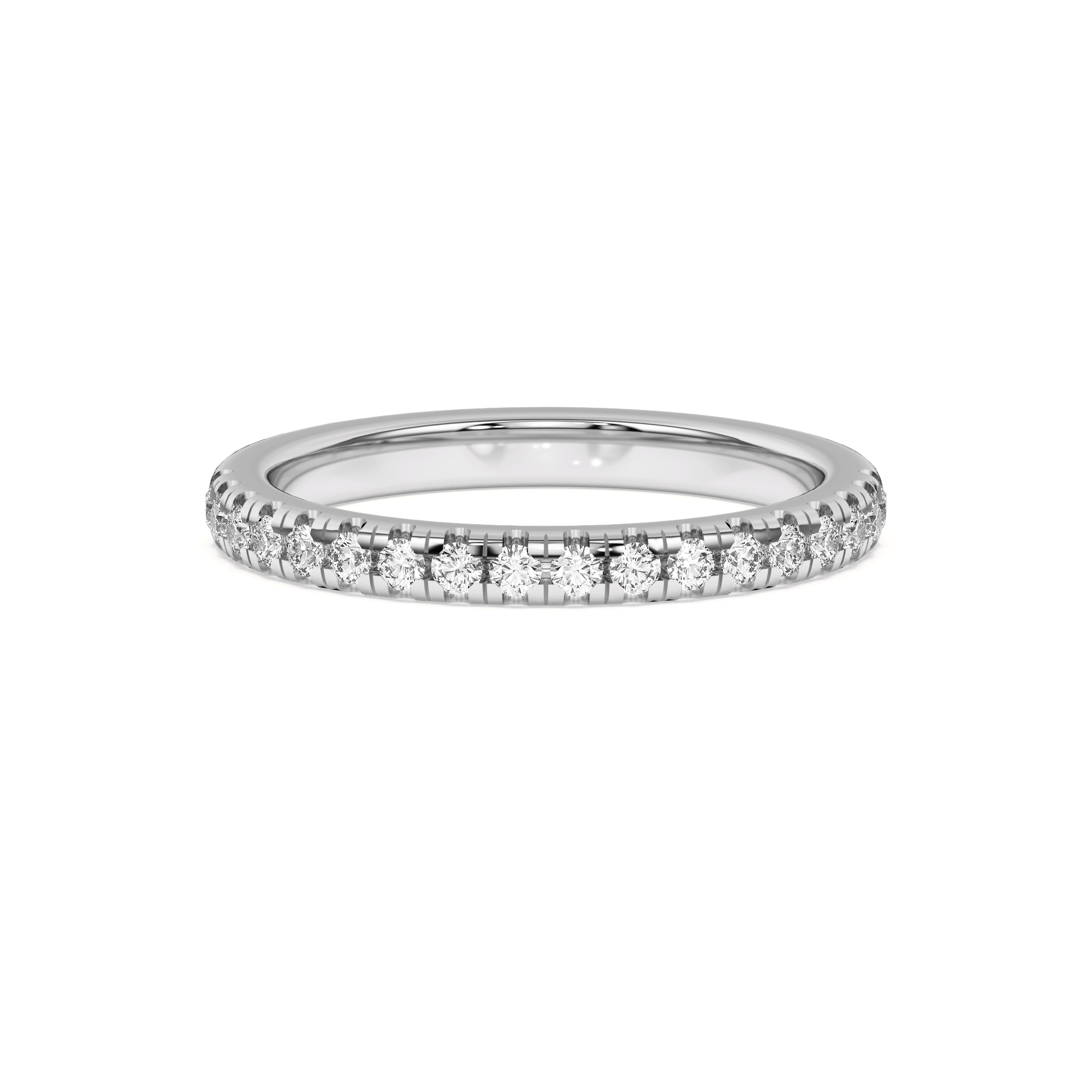 Timeless Pave Diamond Band (2mm)