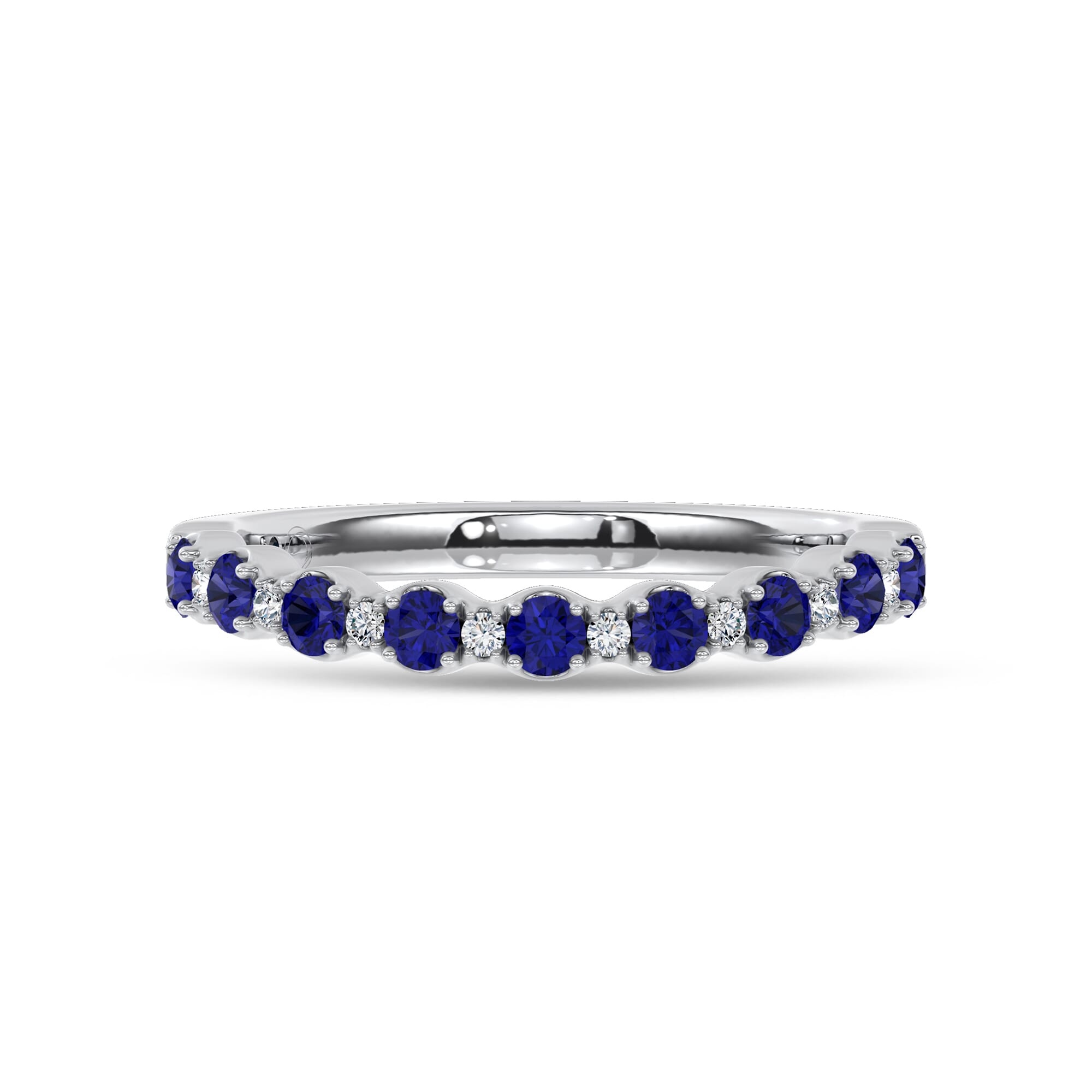 Sonata Sapphire and Diamond Band by Christian Siriano