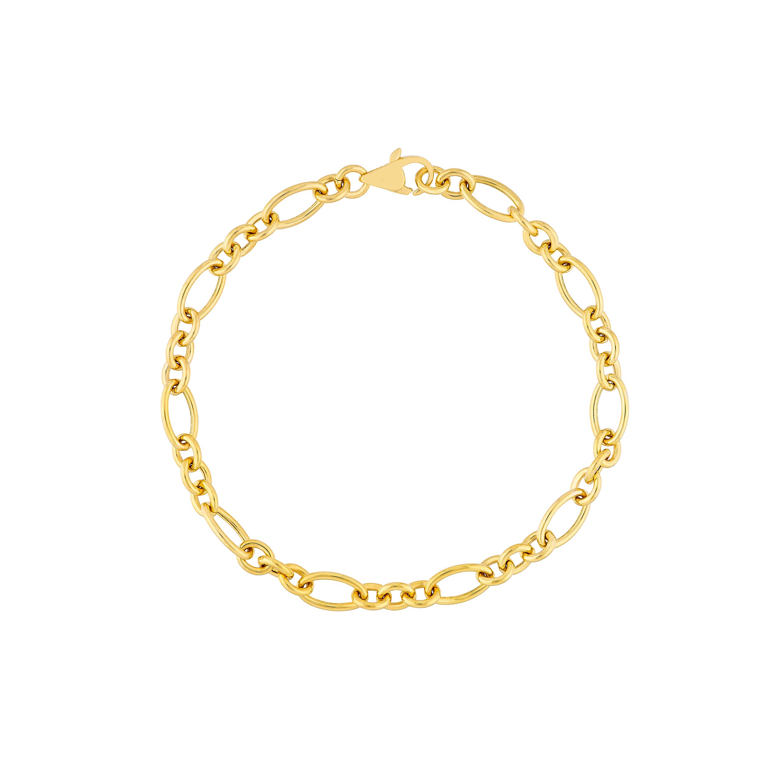 Mixed Oval Link Bracelet
