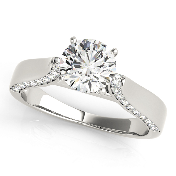 Zilla Pave Diamond Engagement Ring