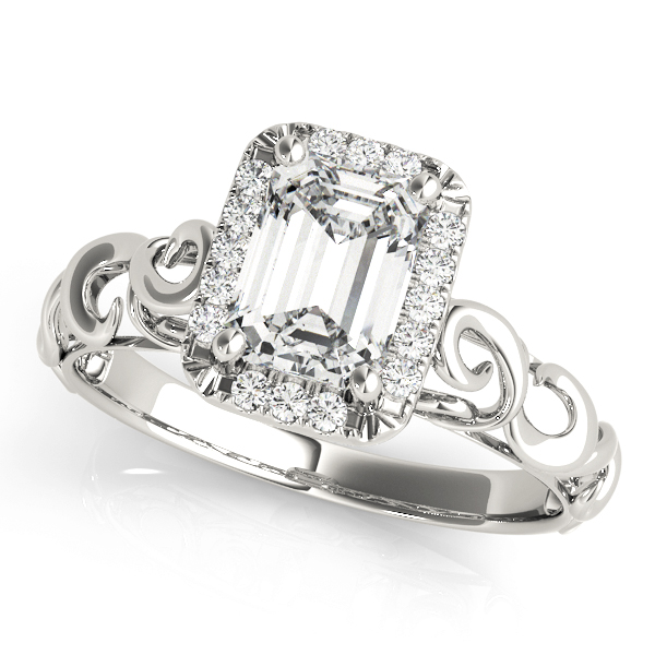 Tyra Halo Engagement Ring