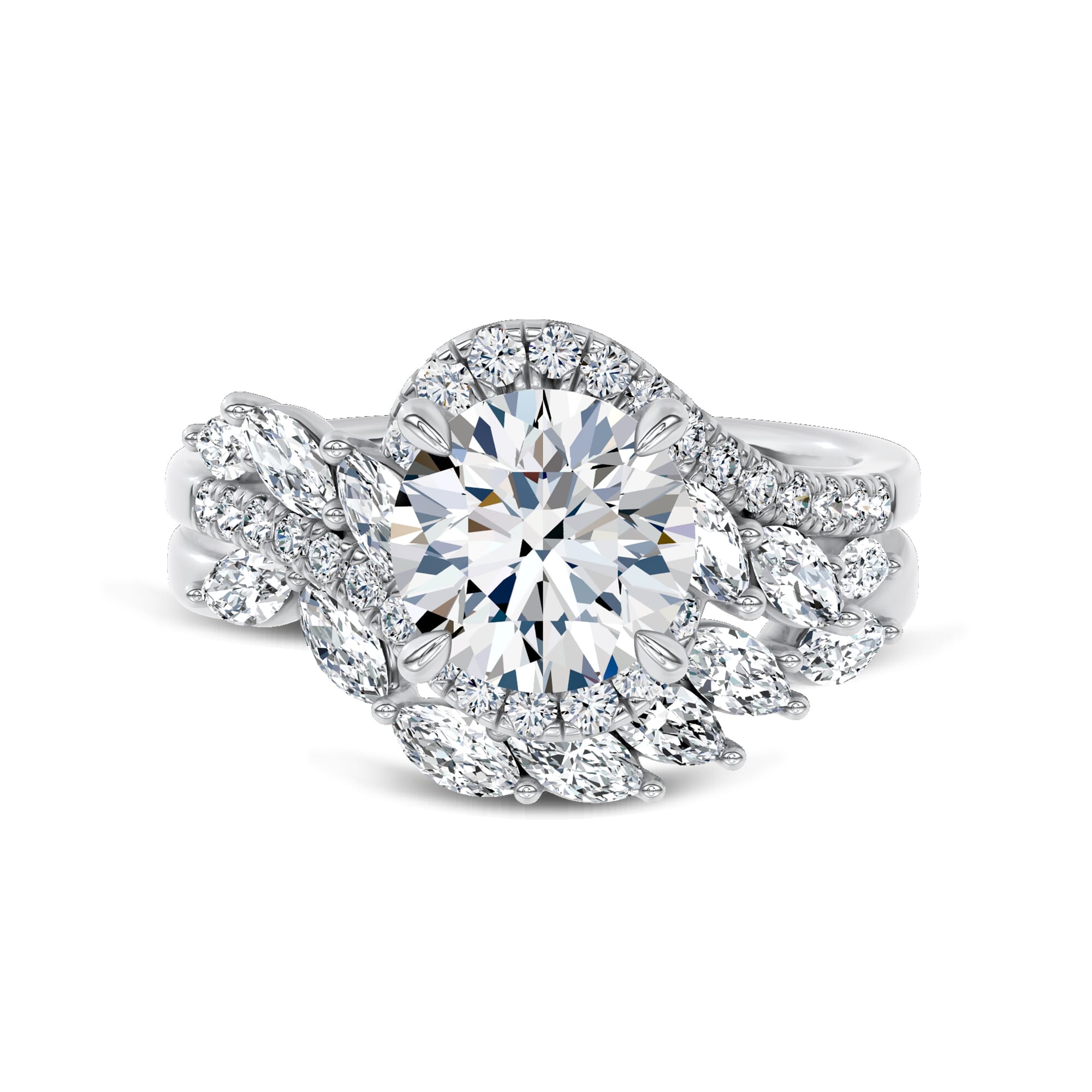 Envol Marquise Contoured Band by Christian Siriano