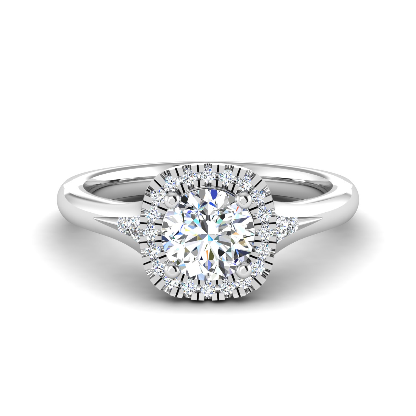 Maryam Halo Engagement Ring