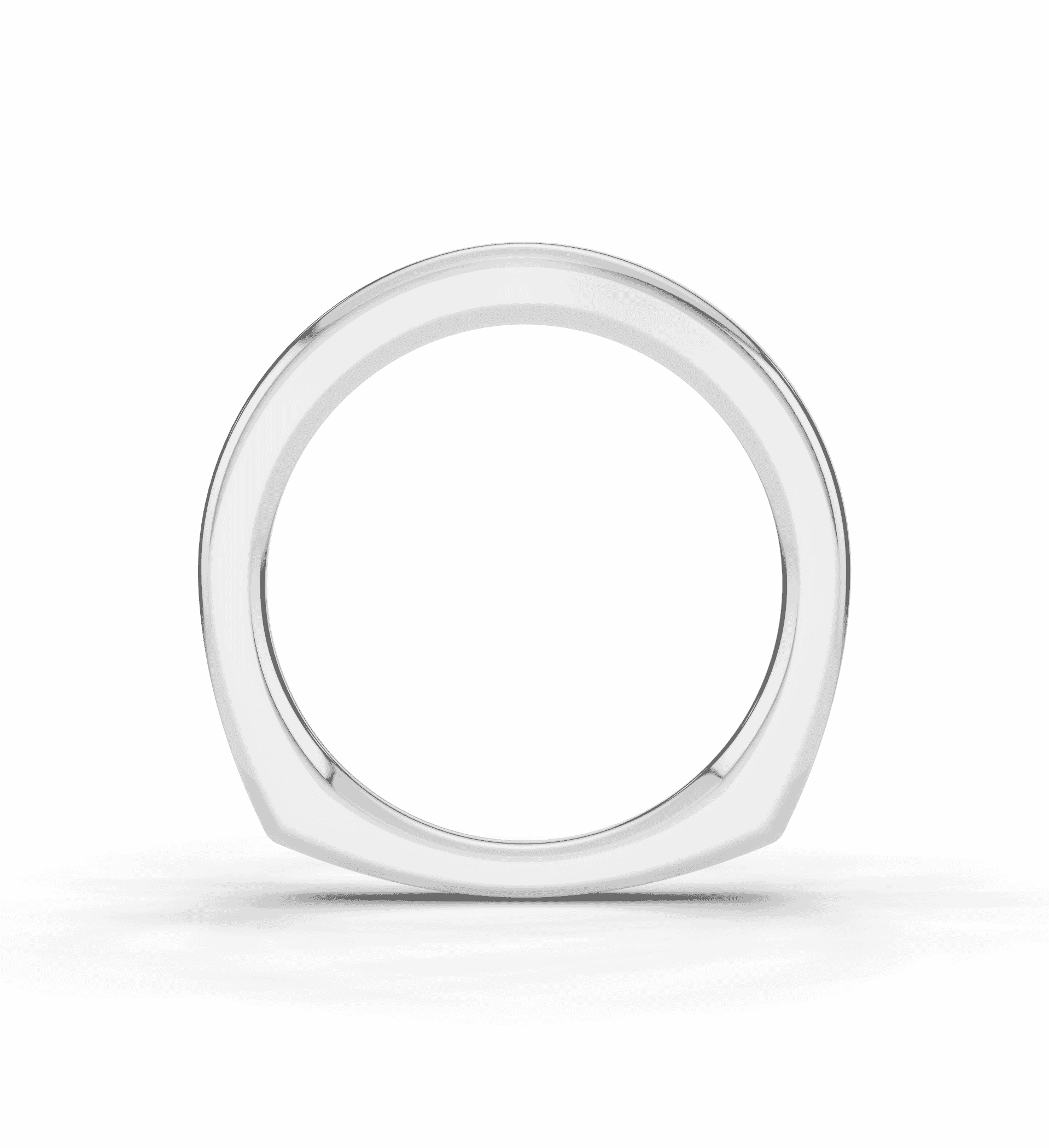 Euroshank Contour Wedding Band